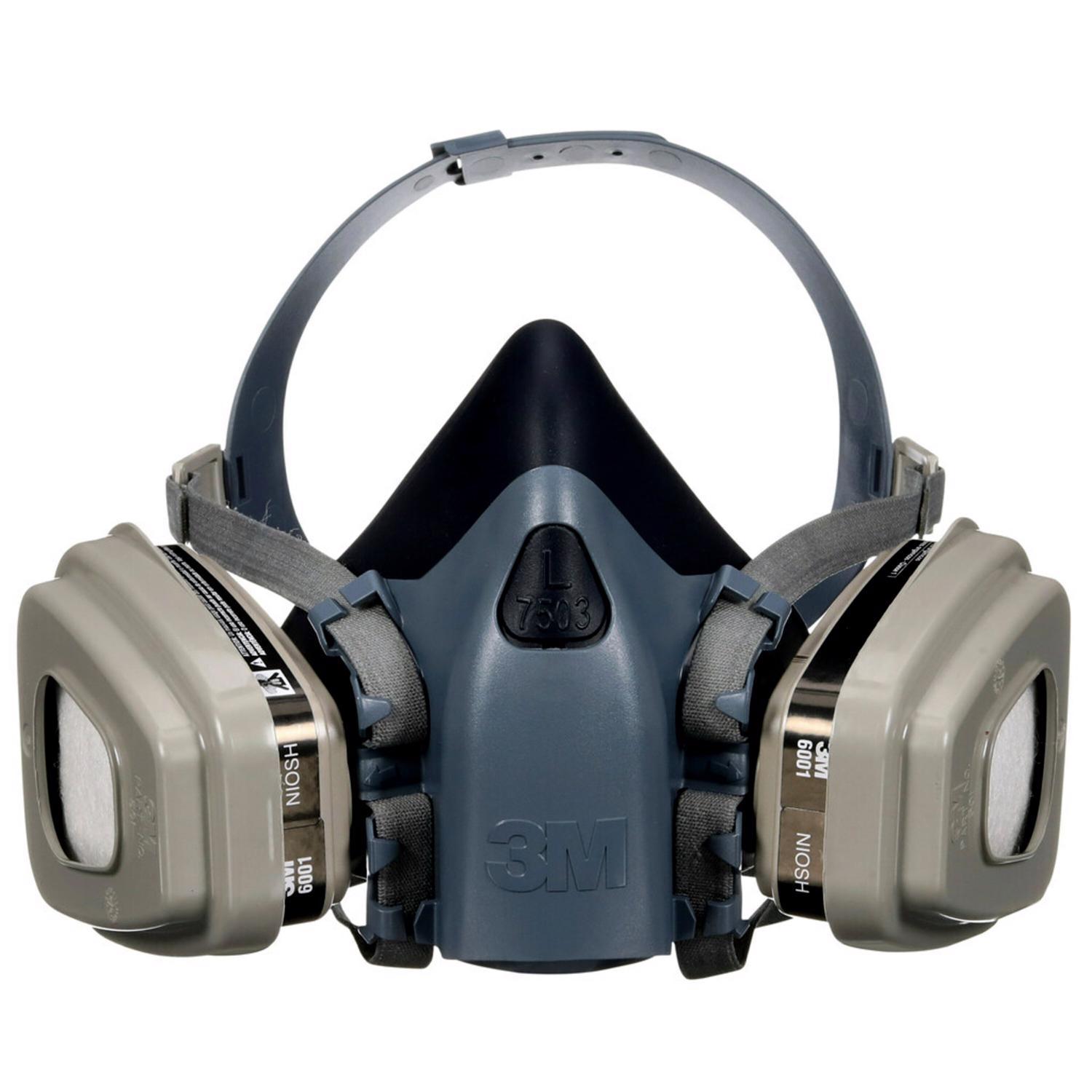 3M P95 Half Face Respirator Valved Blue L 1 pc