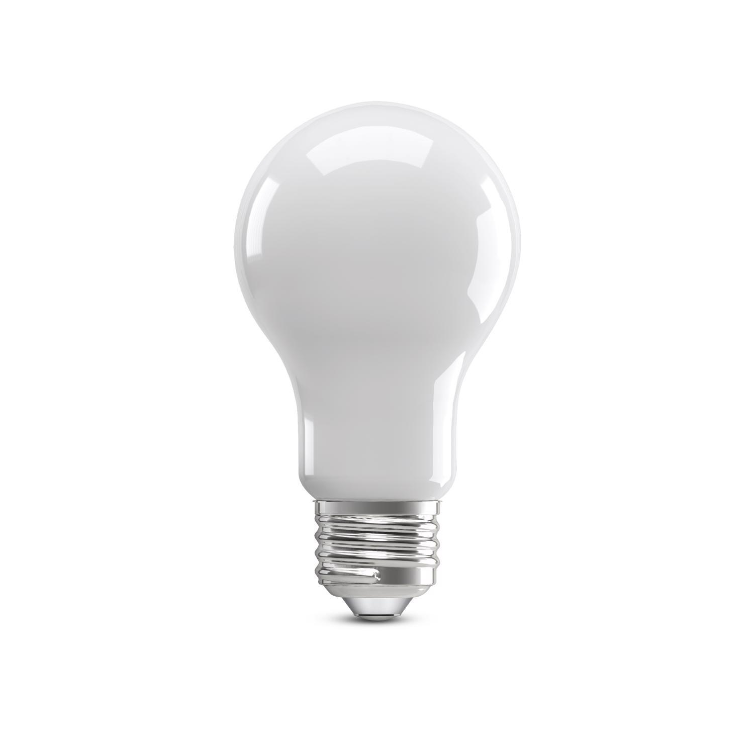 Feit A19 E26 (Medium) Filament LED Bulb Daylight 75 Watt Equivalence 4 Pack