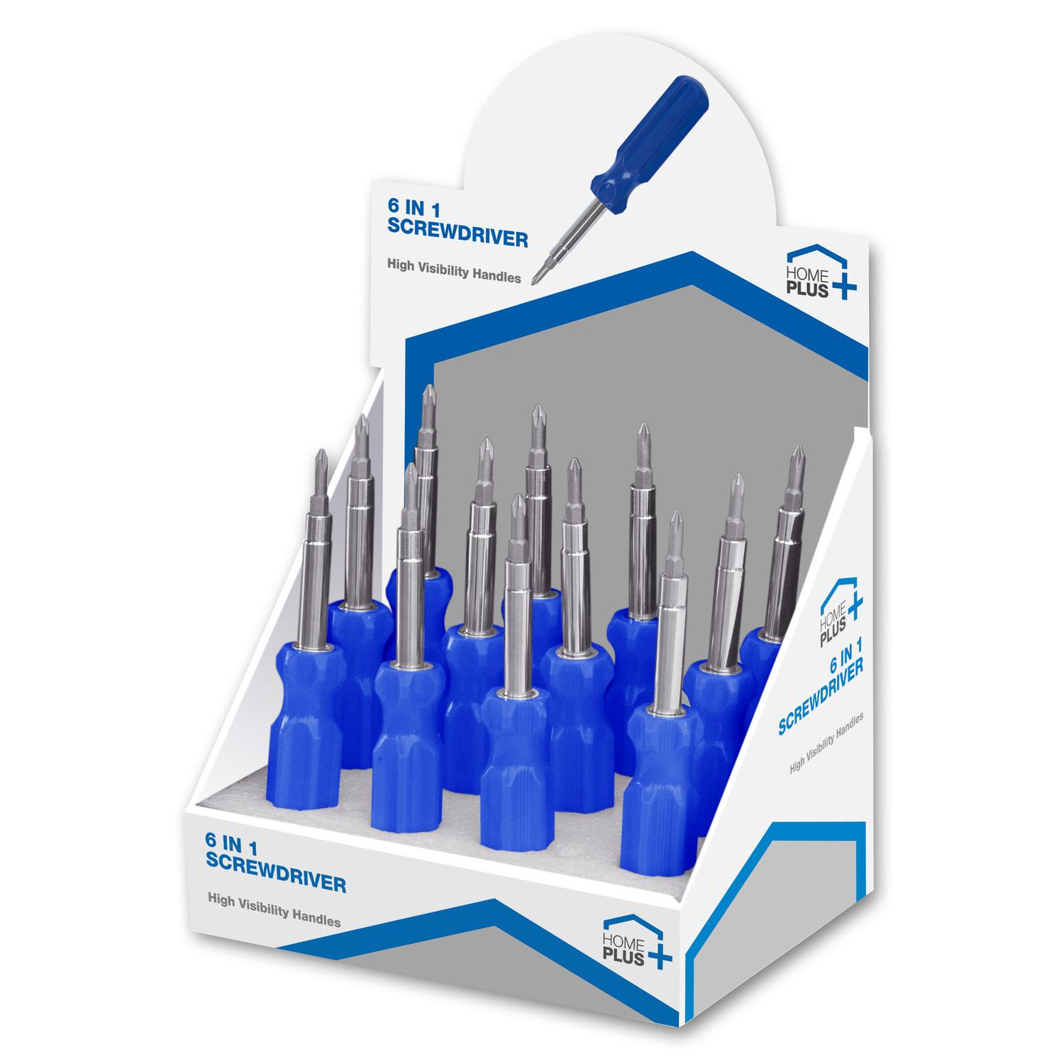 Home Plus 6 in 1 6-in-1 Screwdriver 1 pc