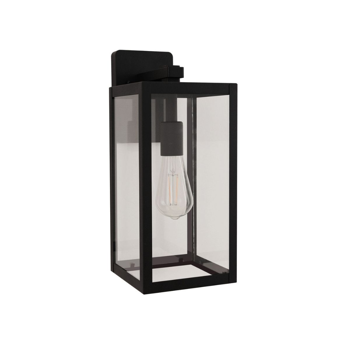 Craftmade Harris 1 Light 15.63 in. Outdoor Lantern in Textured Black