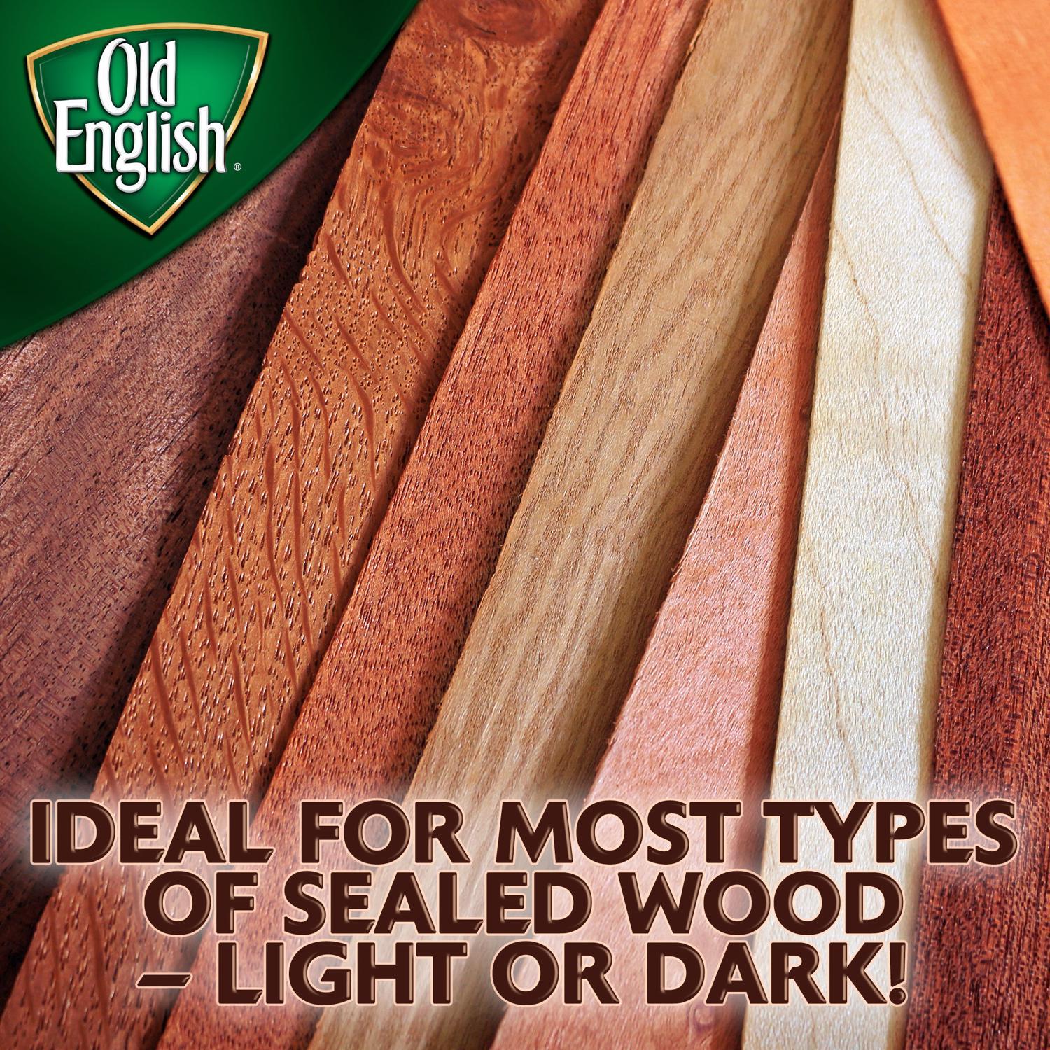 Old English No Scent Scratch Cover Polish Light Wood 8 oz Liquid