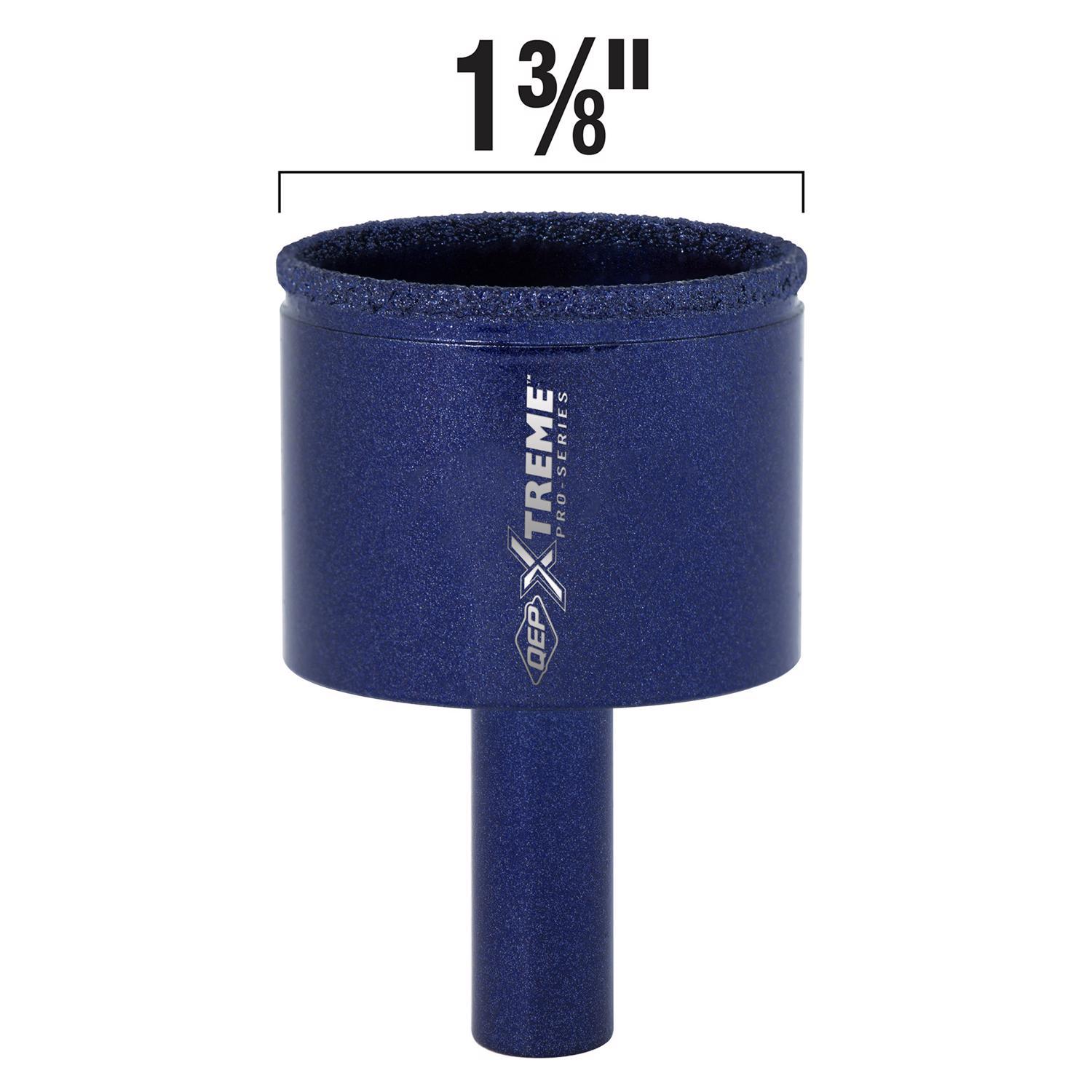 QEP 1-3/8 in. Diamond Wet/Dry Tile Hole Saw 1 pc