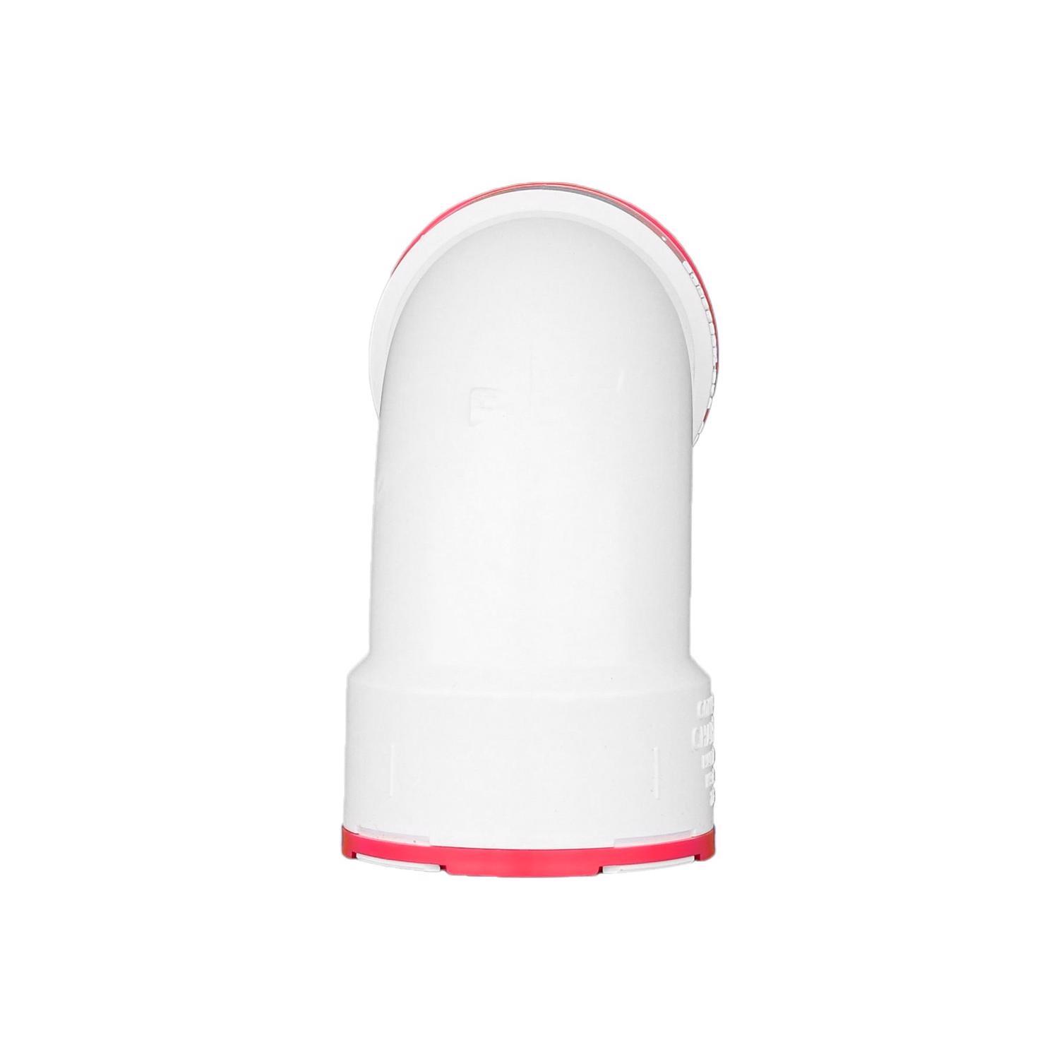 Charlotte Pipe ConnecTite Schedule 40 2 in. Hub X 2 in. D Hub PVC Bend Elbow 1 pk