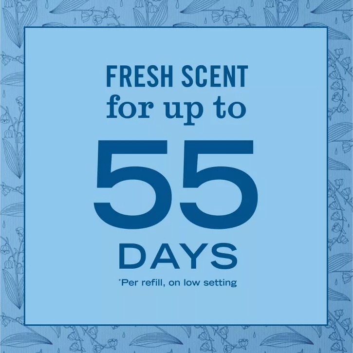 Mrs. Meyer's Clean Day Rain Water Scent Air Freshener Starter Kit