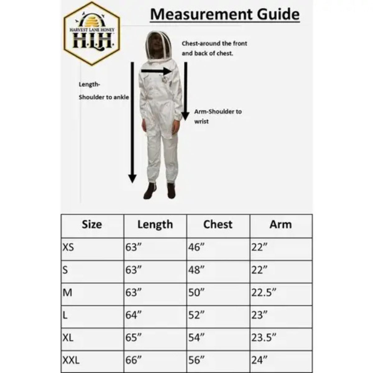 Harvest Lane Honey Beekeeper Jacket with Hood XL