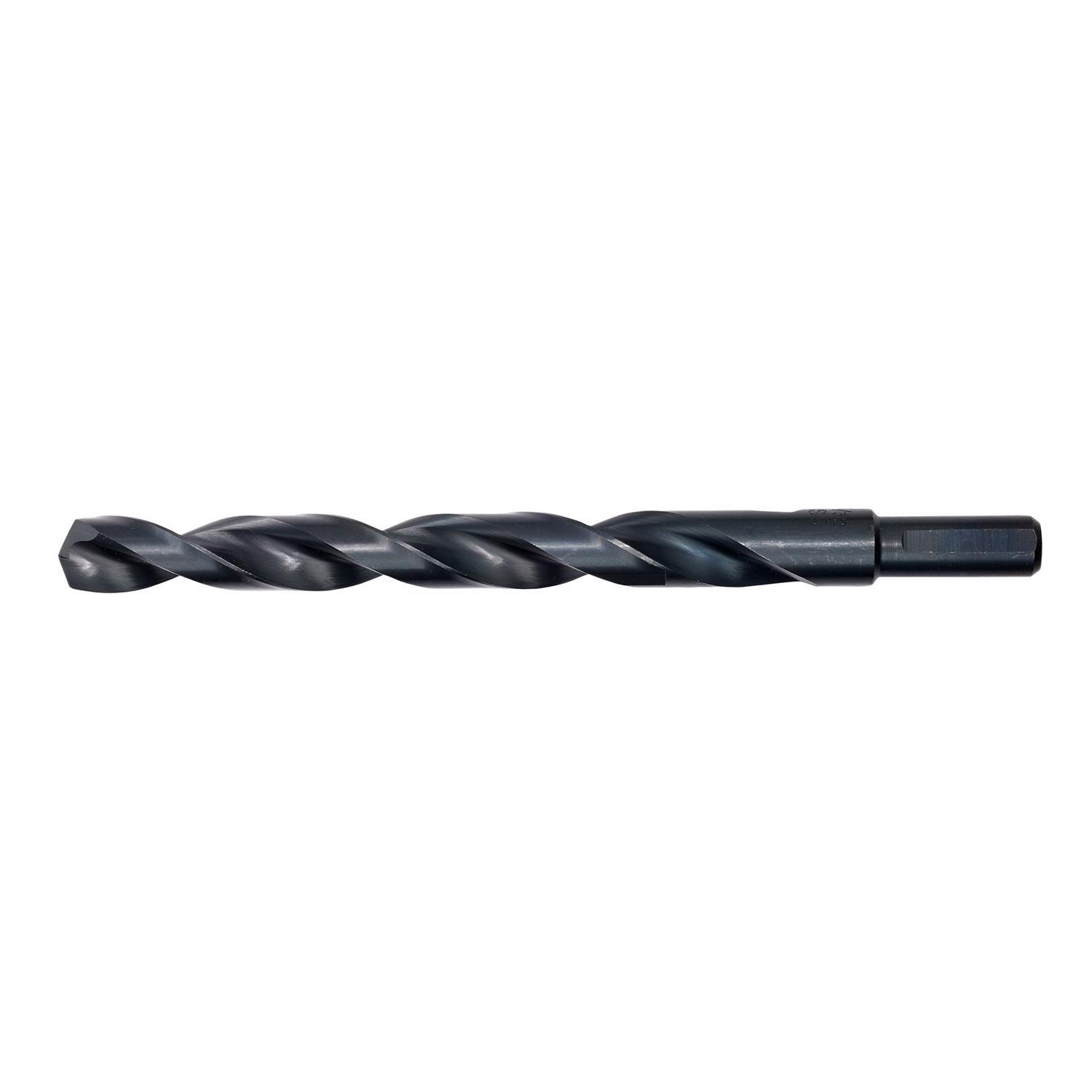 Milwaukee Thunderbolt 15/32 in. X 5-3/4 in. L Black Oxide Drill Bit 3-Flat Shank 1 pc