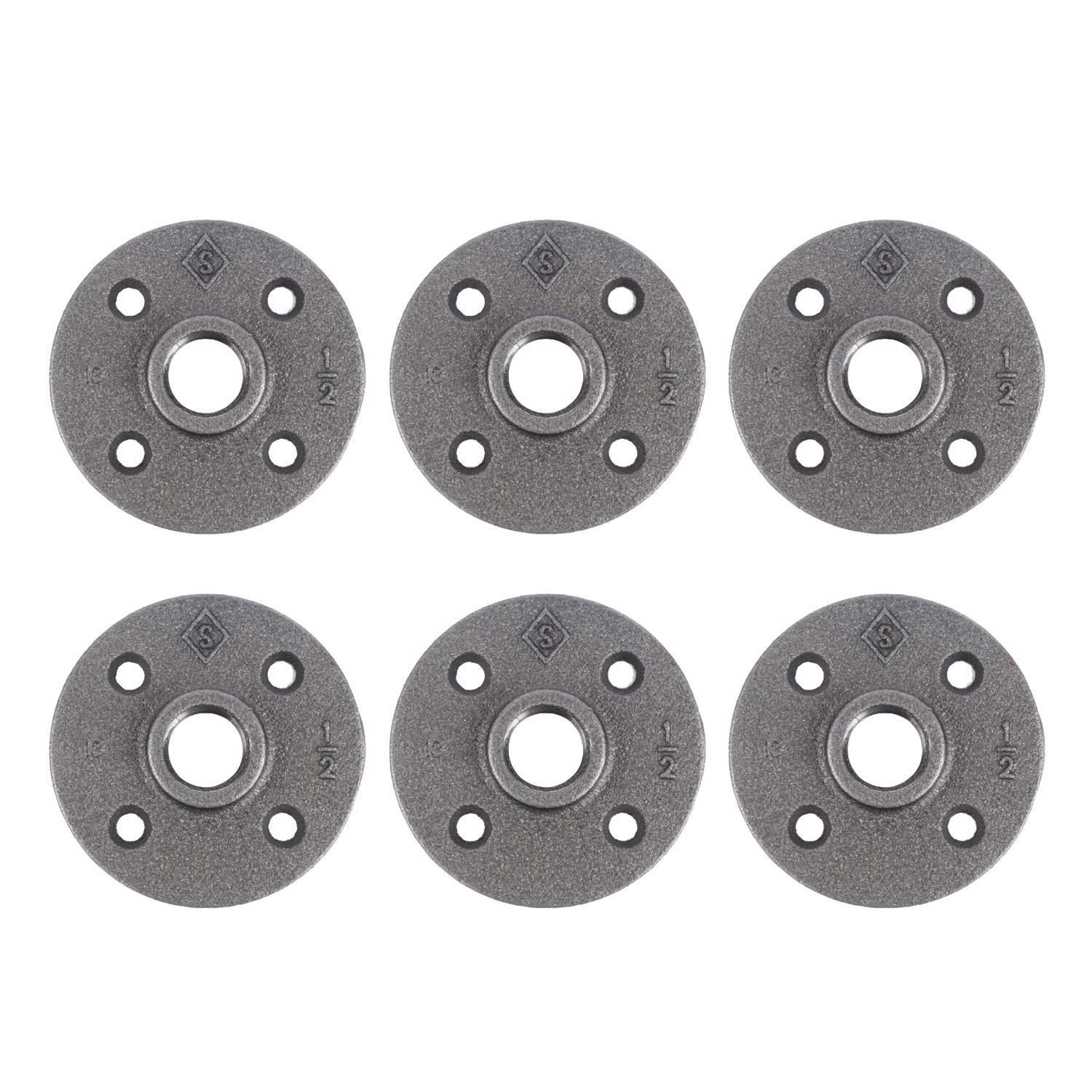 STZ Industries Pipe Decor Iron Flange 1/2 in.