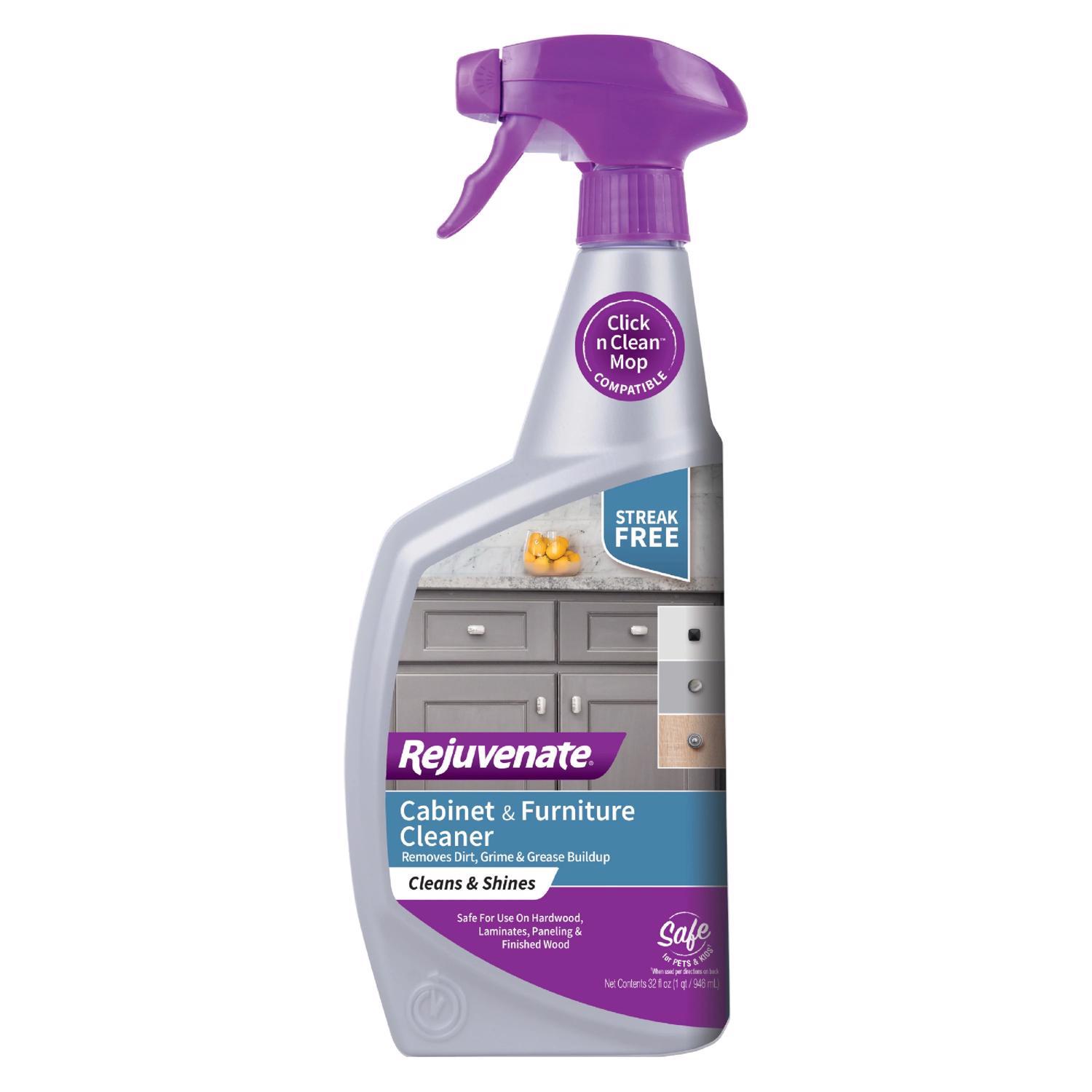 Rejuvenate Lemon Scent Cabinet and Wood Cleaner 32 oz Liquid