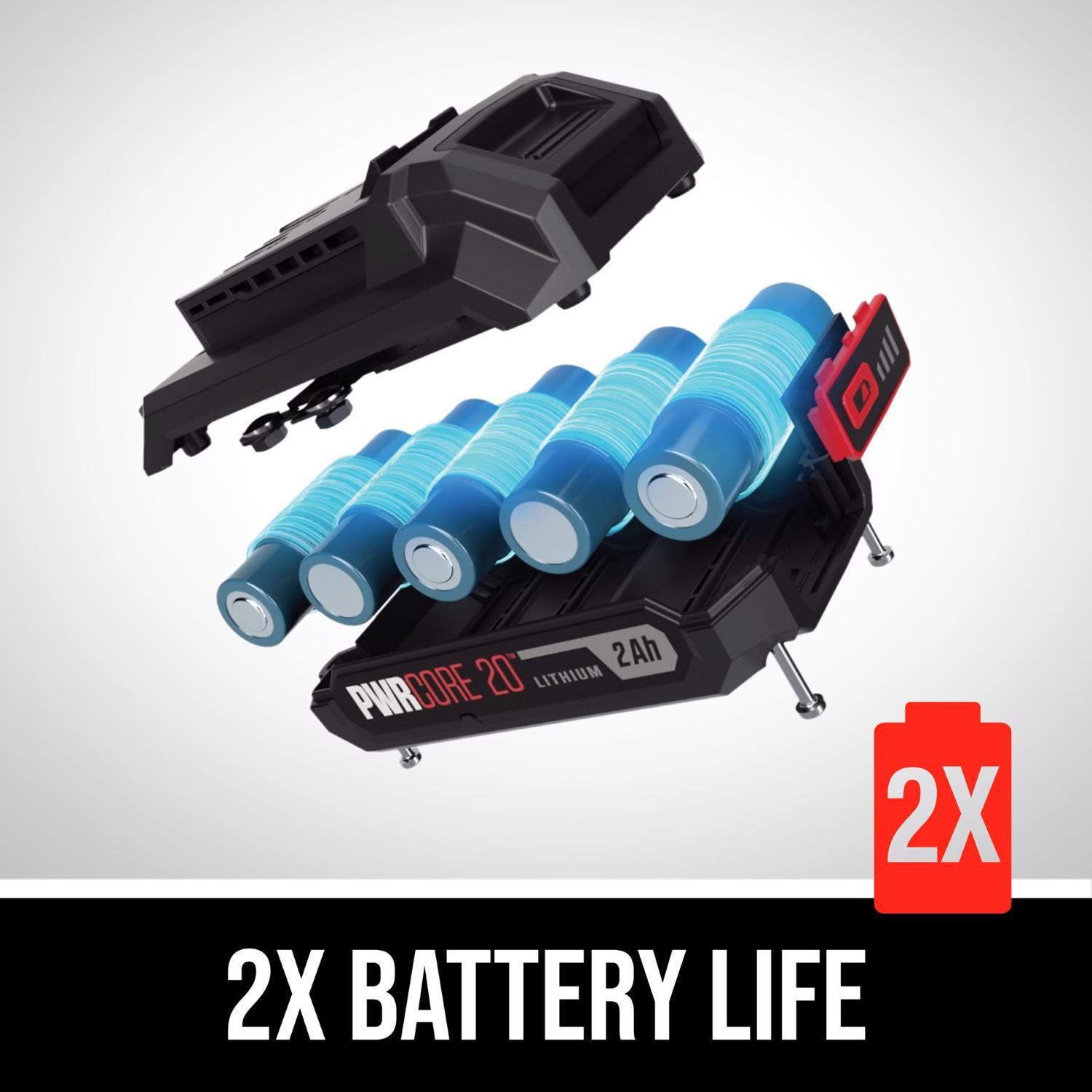 SKIL 20V PWR CORE Cordless Brushed 4 Tool Combo Kit