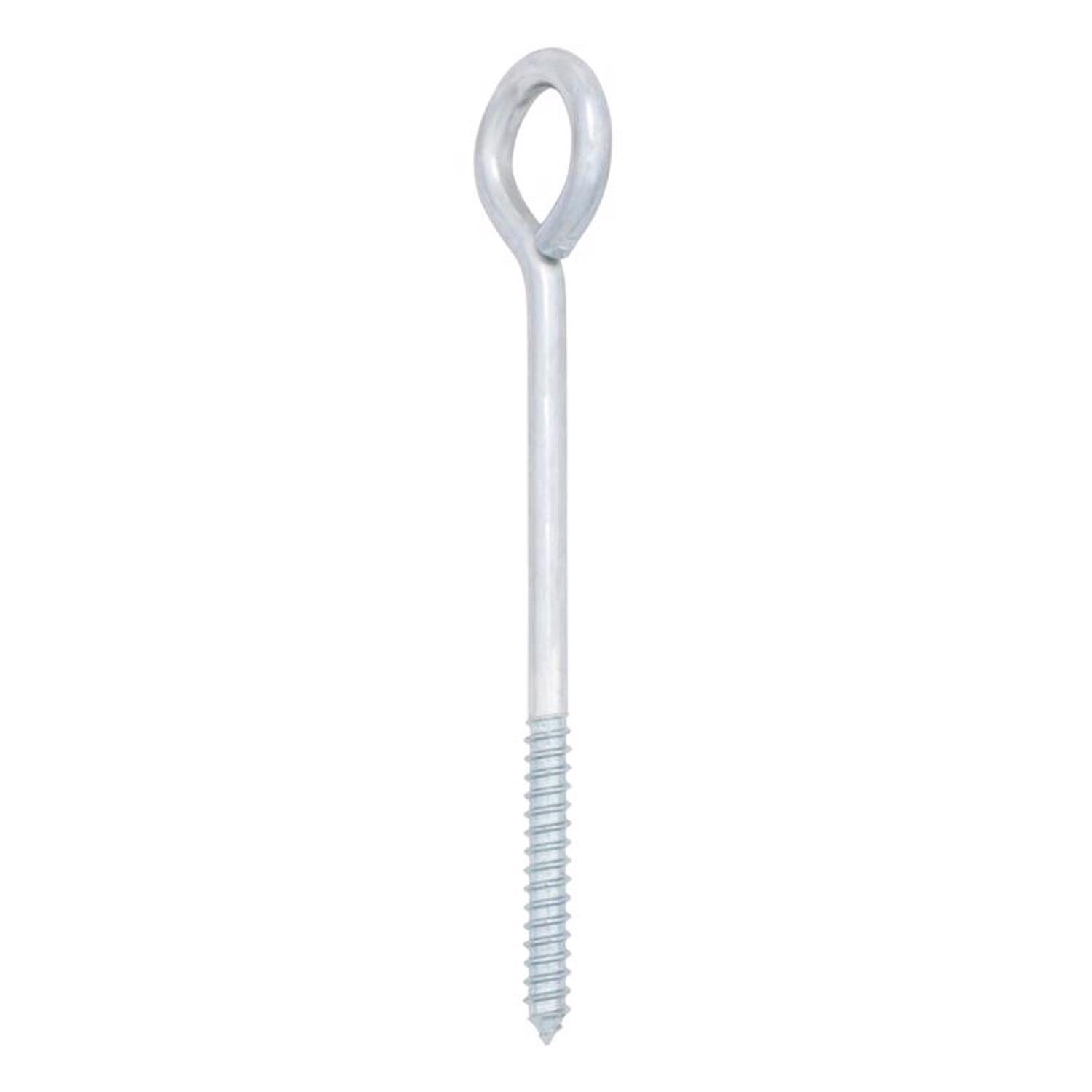 Hampton 5/16 in. X 6 in. L Zinc-Plated Steel Lag Thread Eyebolt