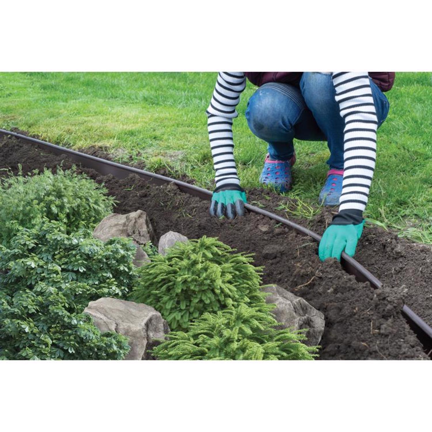 Master Mark Master Gardener 20 ft. L X 5 in. H Plastic Black Lawn Edging