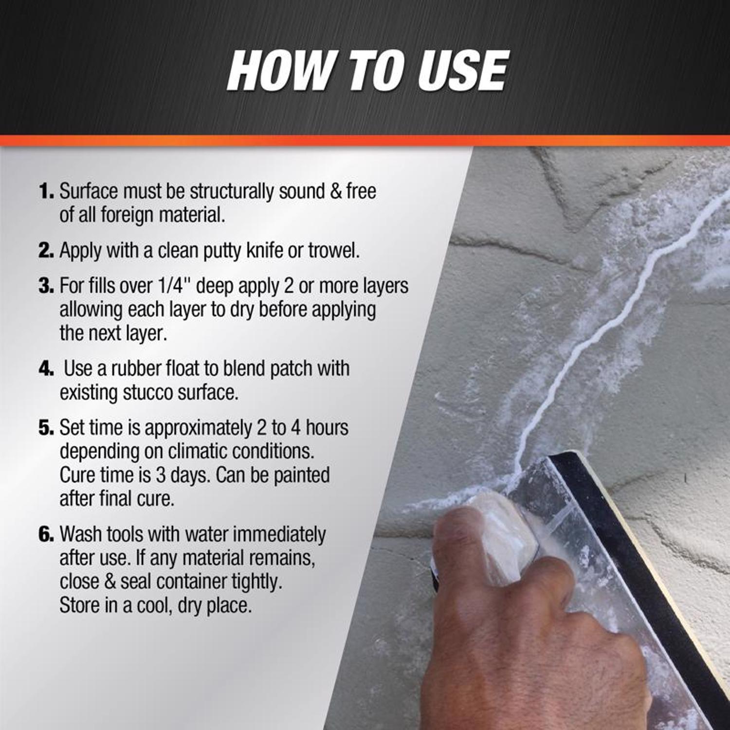 DAP 1 qt Indoor and Outdoor Stucco Patch