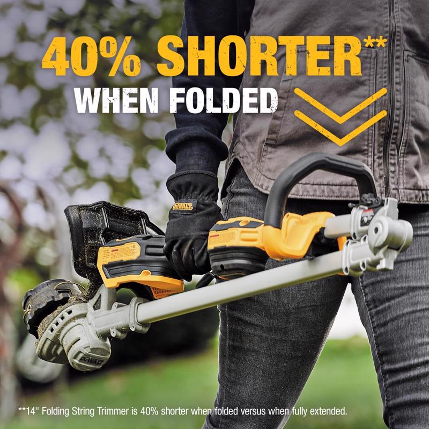 DeWalt 20V MAX DCST922B 14 in. 20 V Battery String Trimmer Tool Only