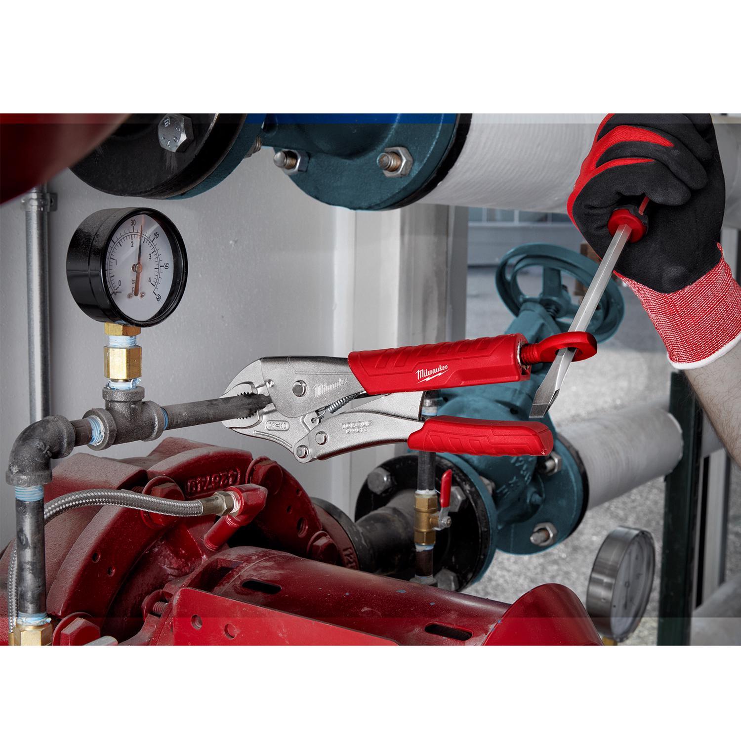 Milwaukee Torque Lock 7 in. Forged Alloy Steel Curved Jaw Locking Pliers