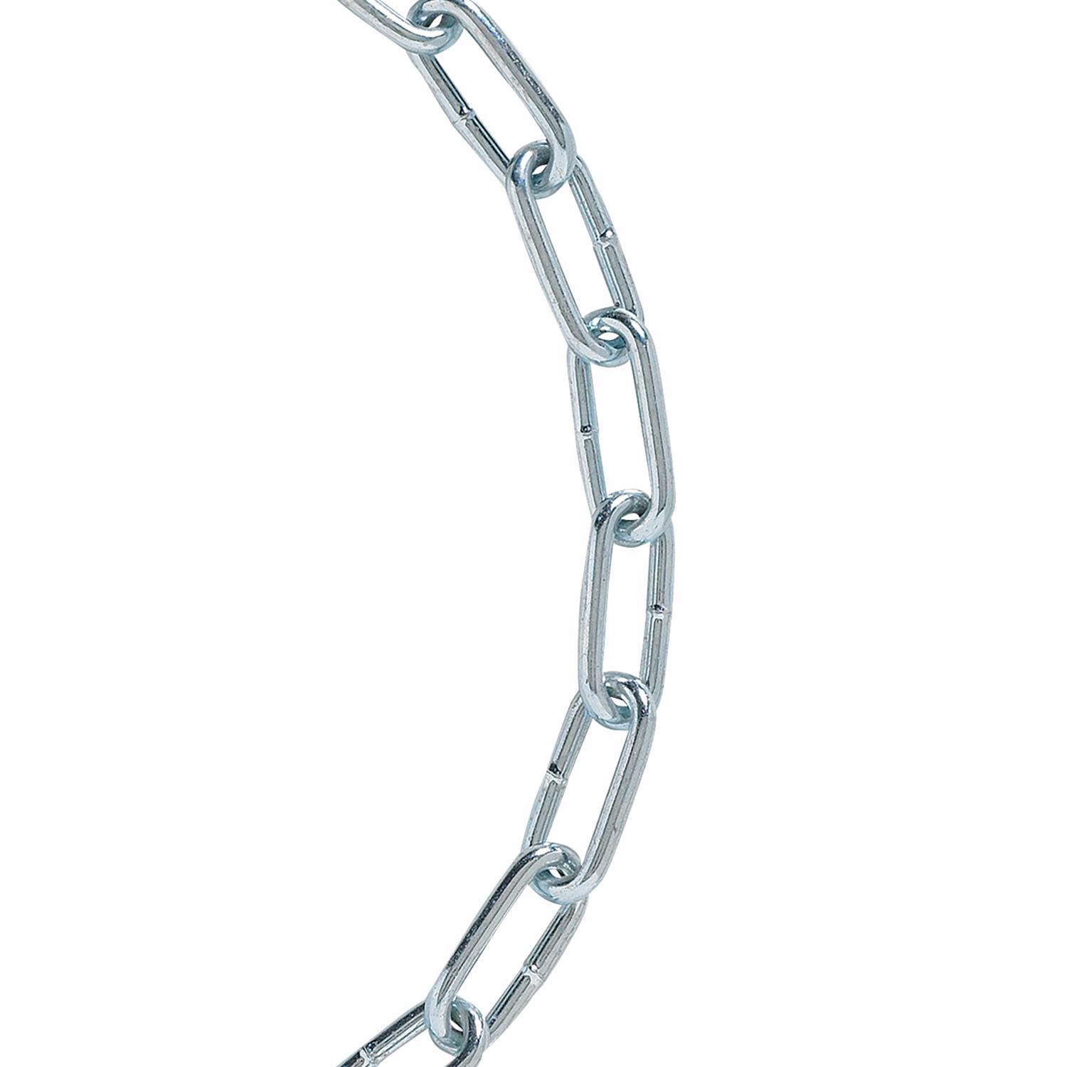 Koch Industries 2 Sizes Straight Link Carbon Steel Coil Chain.148 in. D X 100 ft. L