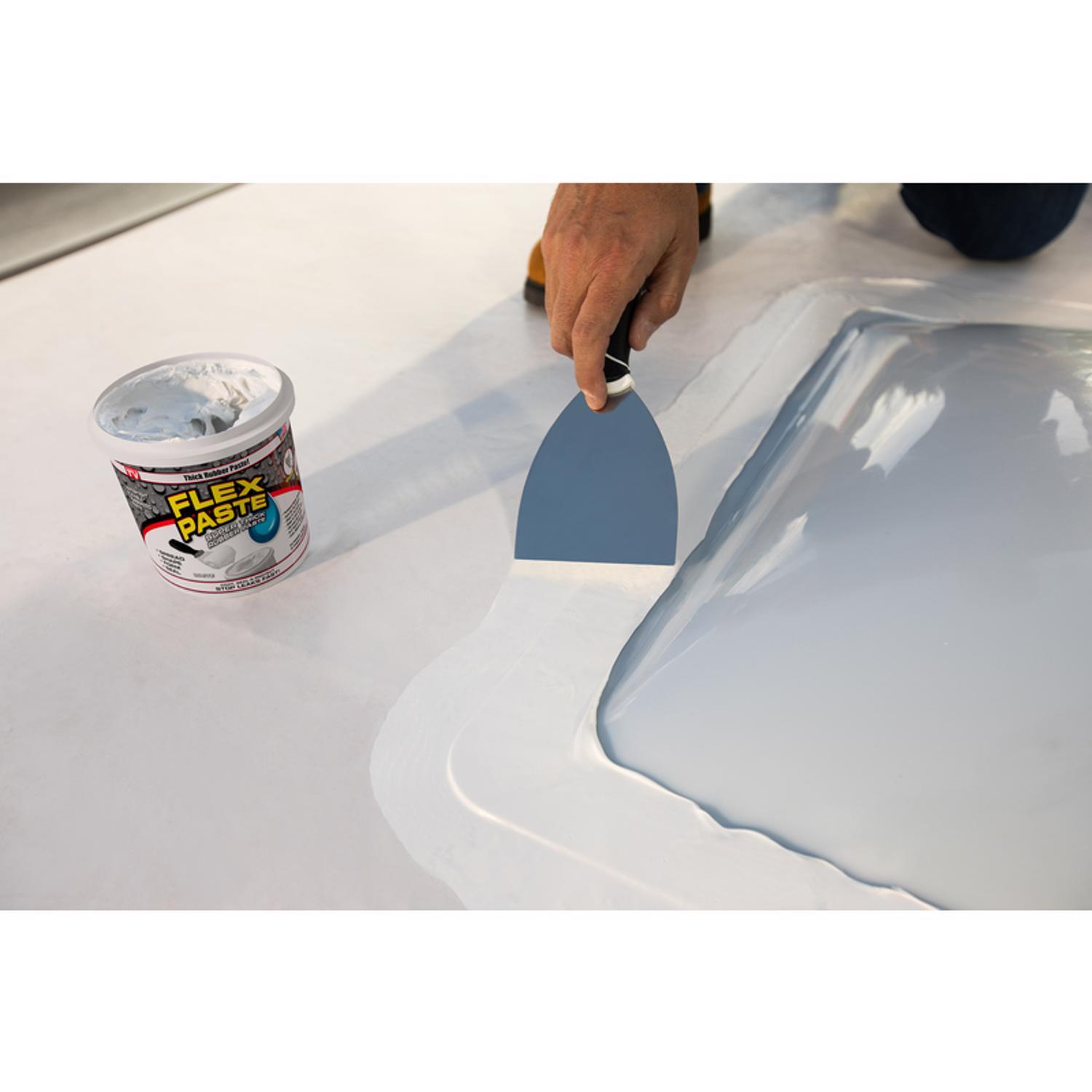 Flex Seal Family of Products Flex Paste White Rubberized Paste 3 lb