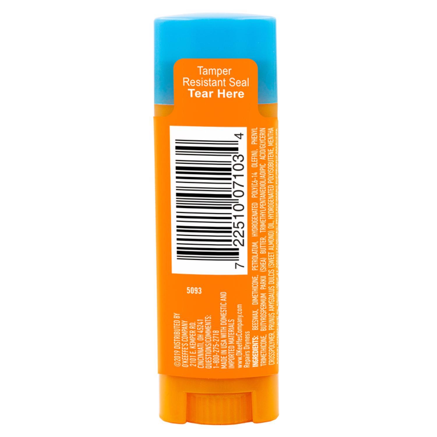 O'Keeffe's Lip Repair No Scent Lip Balm 0.15 oz 1 pk