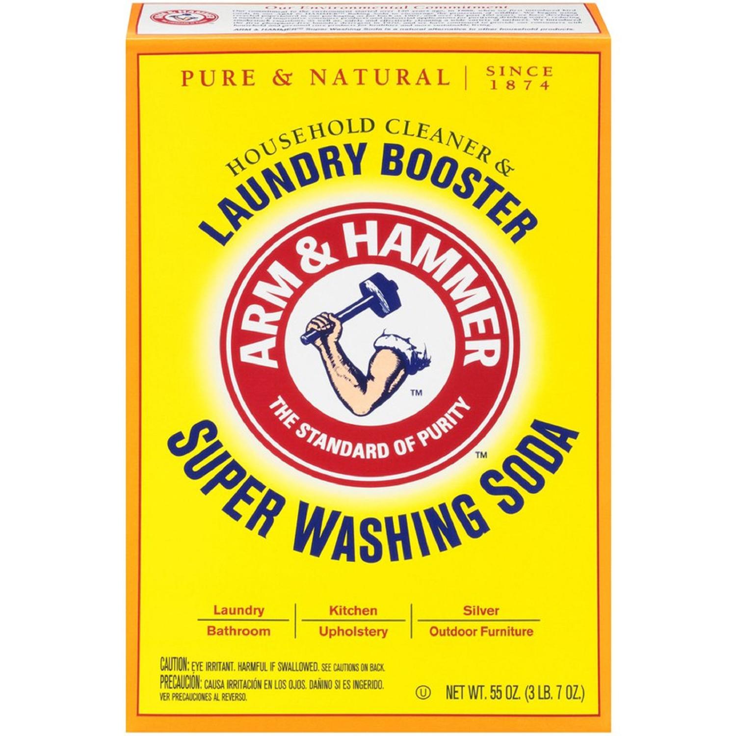 Arm & Hammer No Scent Detergent Booster and Household Cleaner Powder 55 oz 1 pk