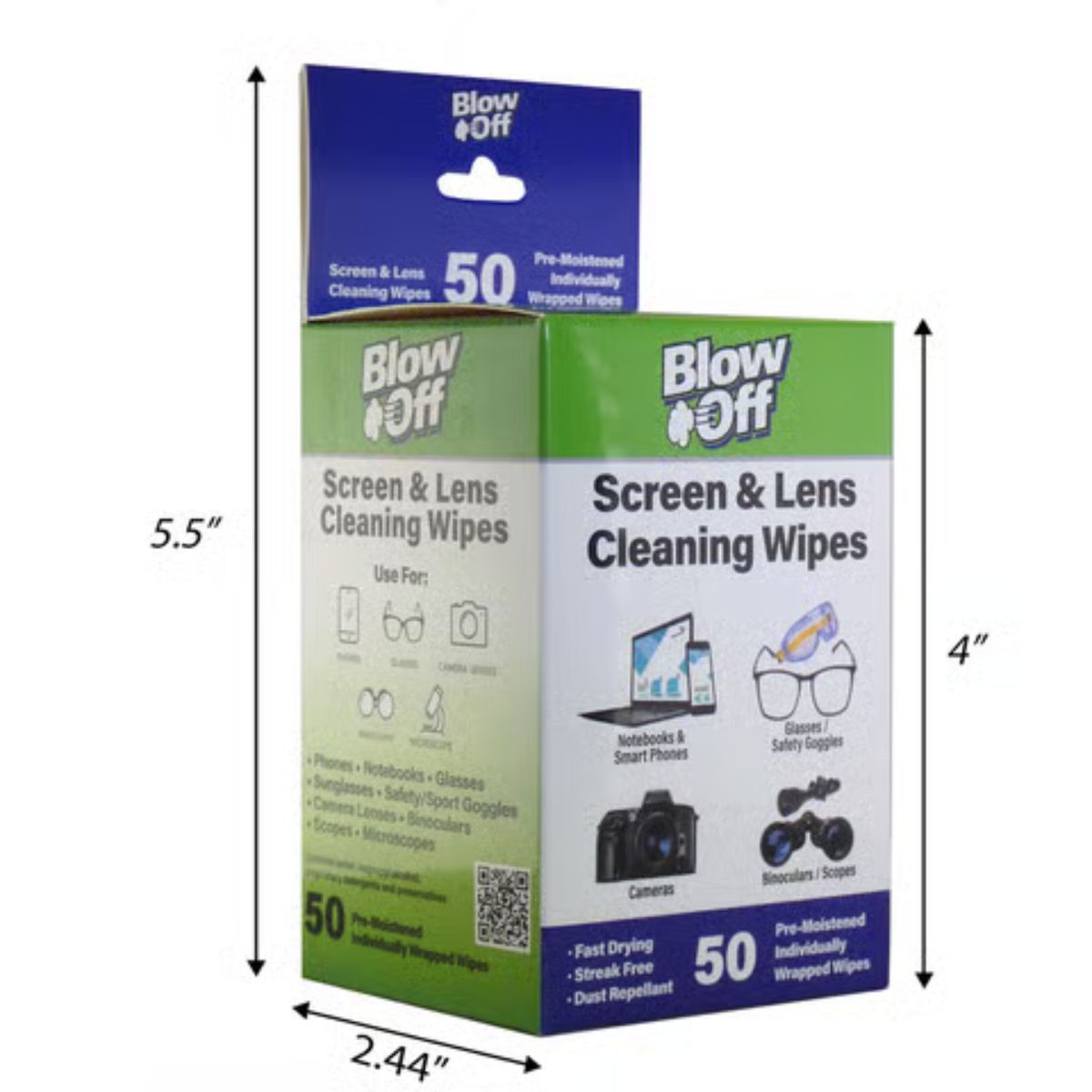 Blow Off Lens Cleaning Cloth 50 counts