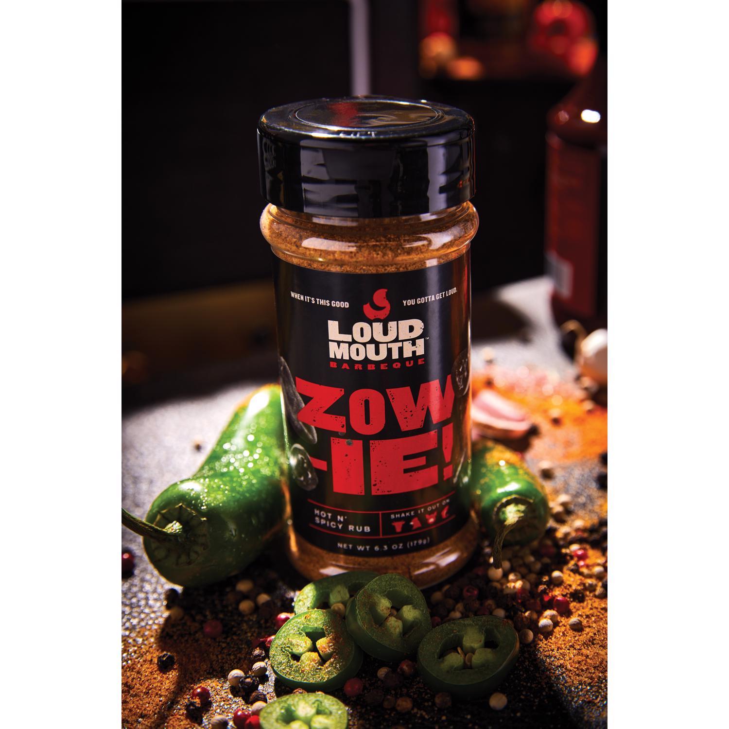 Loud Mouth ZOWIE Hot N' Spicy BBQ Rub 6.3 oz
