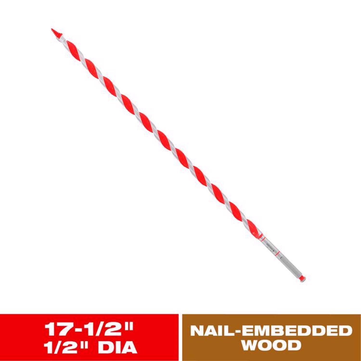 Diablo Dura-Tip 1/2 in. D X 17.5 in. L Auger Bit High Speed Steel 1 pc