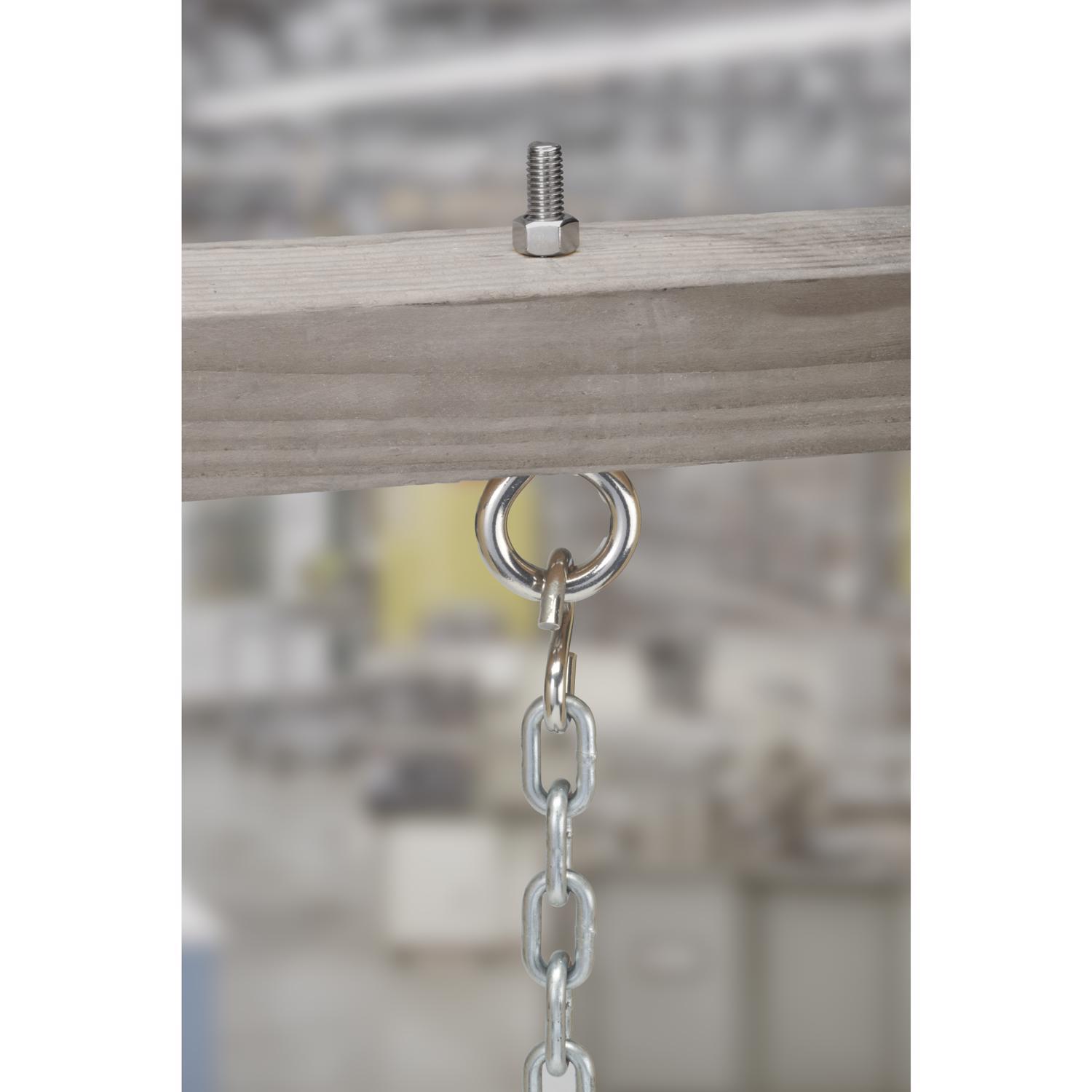 Hampton 1/2 in. X 6 in. L Stainless Stainless Steel Eyebolt Nut Included