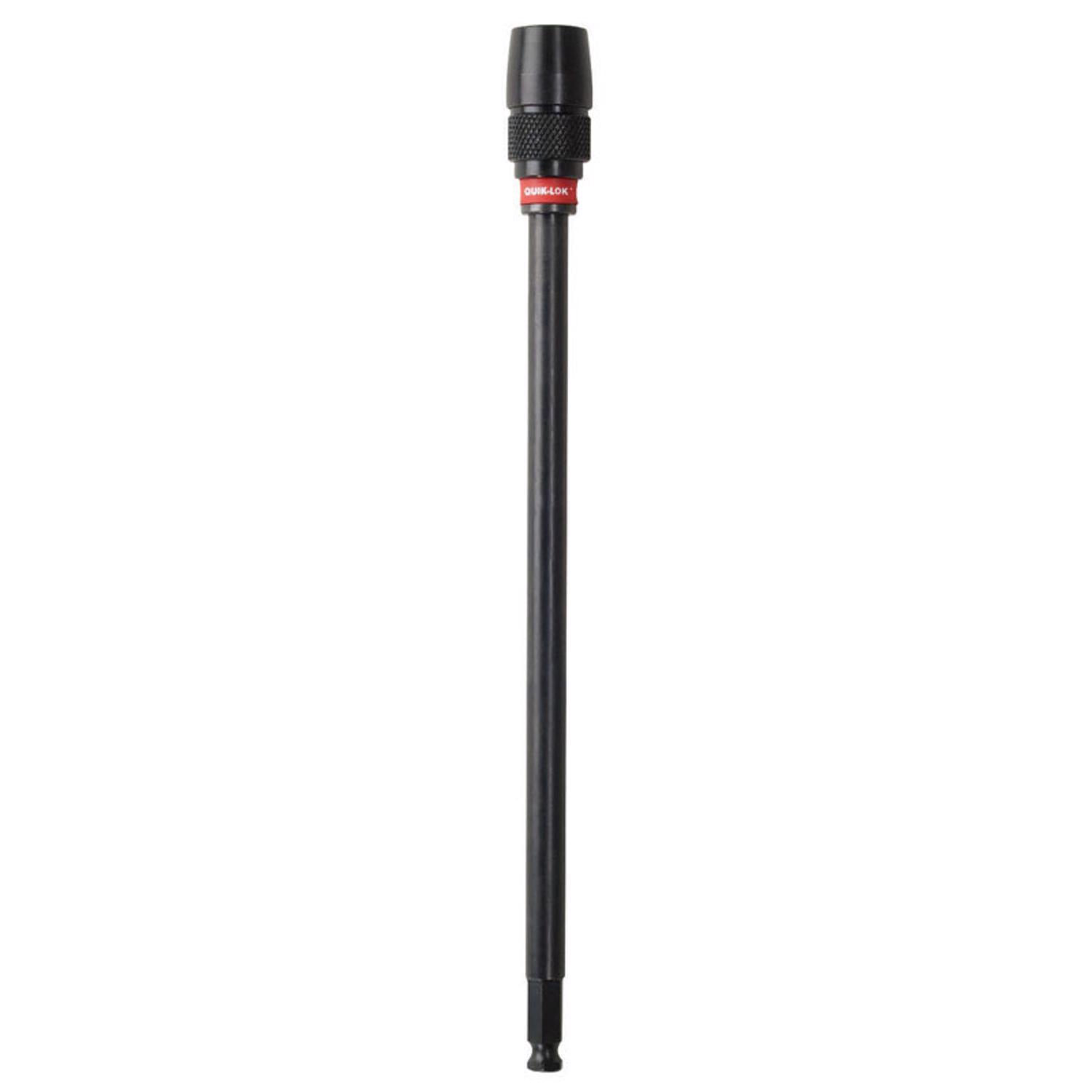 Milwaukee Quik-Lok 12 in. Alloy Steel Drill Bit Extension 2/5 in. Hex Shank 1 pc