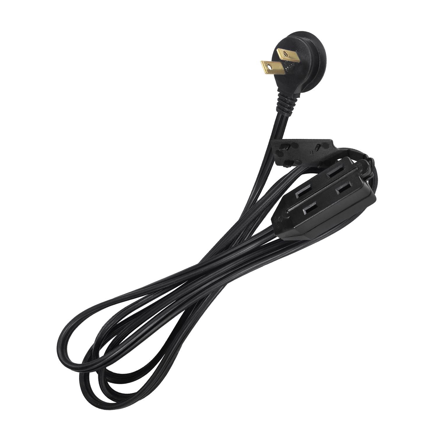 Ace Indoor 6 ft. L Black Extension Cord 16/2 SPT-2