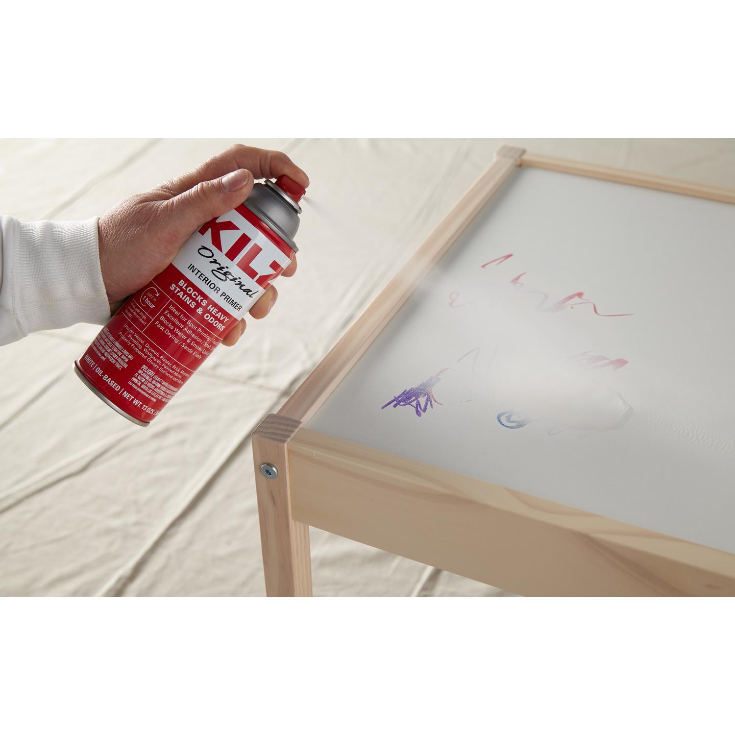 KILZ Original White Flat Oil-Based Aerosol Primer/Sealer 13 oz