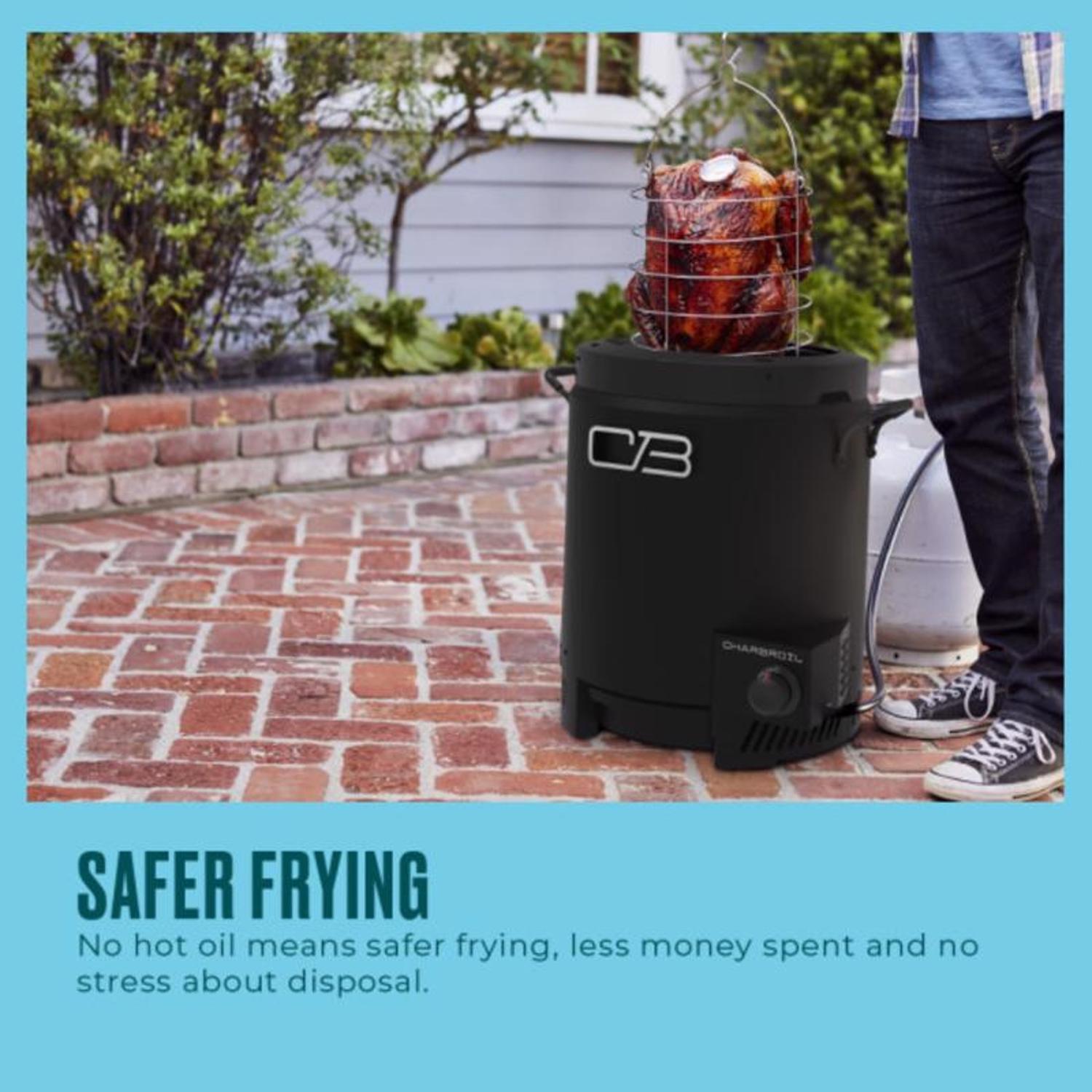 Char-Broil Big Easy 16000 BTU Stainless Steel Oil-less Turkey Fryer 16 lb