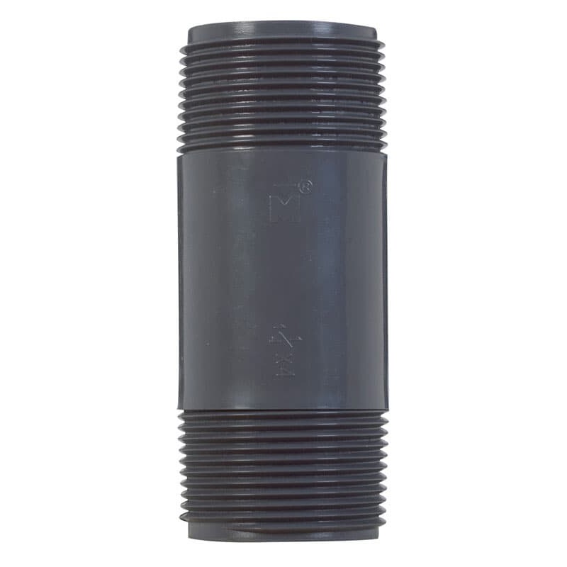 B&K Schedule 80 1-1/4 in. MIP X 1-1/4 in. D MIP PVC 4 in. Nipple 1 pk