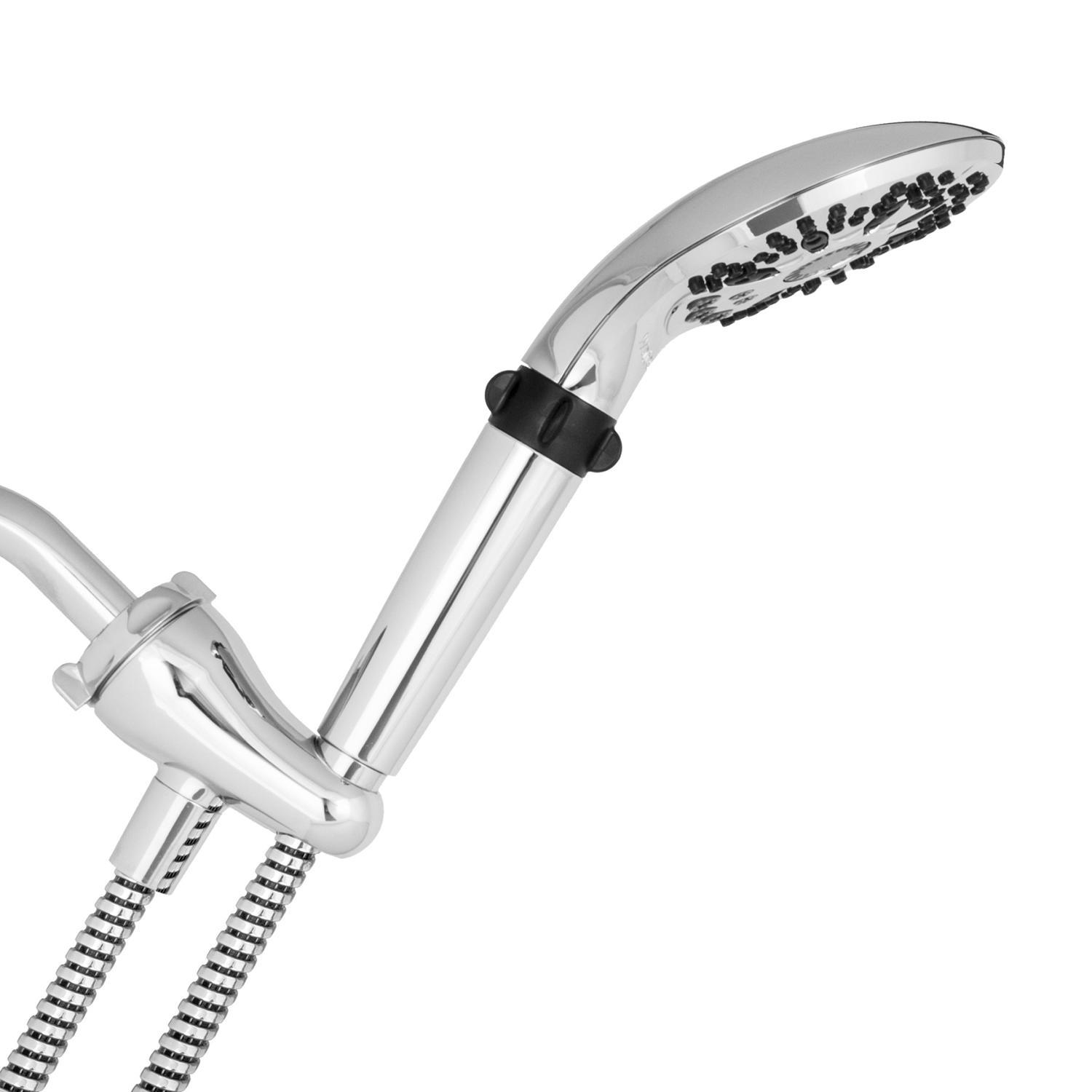Waterpik PowerSpray Plus Chrome 5 settings Handheld Showerhead 1.8 gpm