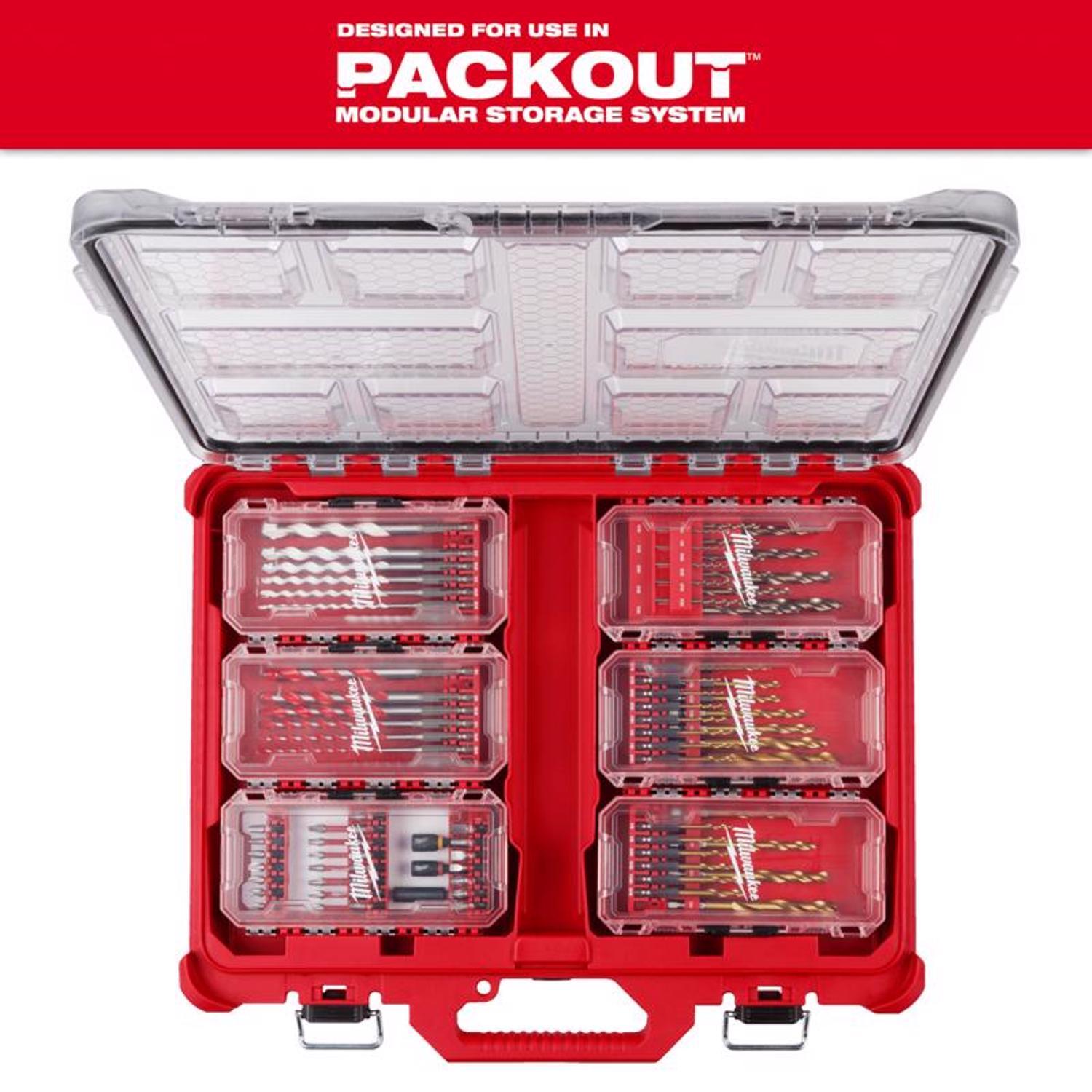 Milwaukee Assorted Impact Driver Bit Set Alloy Steel 38 pc