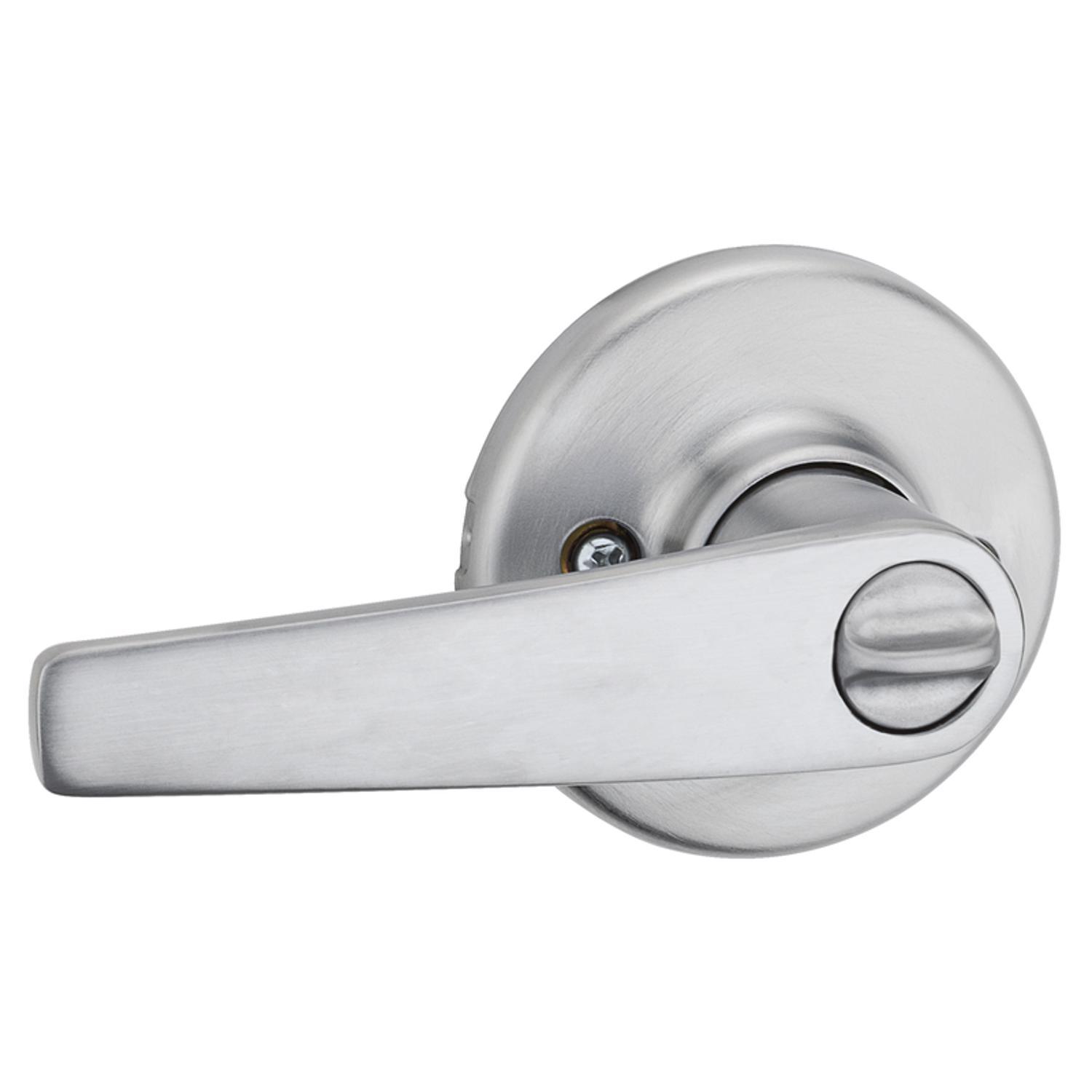 Kwikset Delta Satin Chrome Privacy Lever