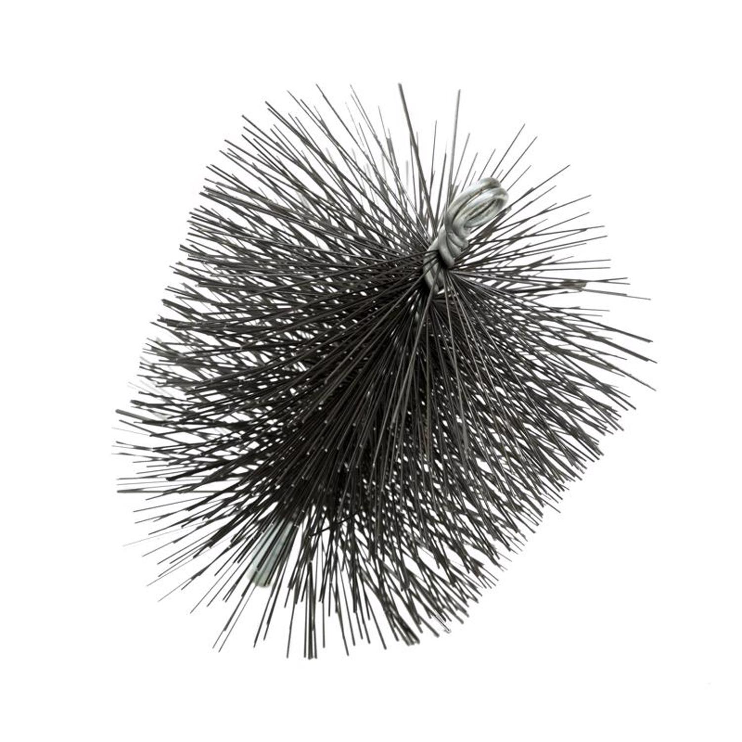 Rutland Chimney Sweep 6 in. Round Oil Tempered Chimney Brush