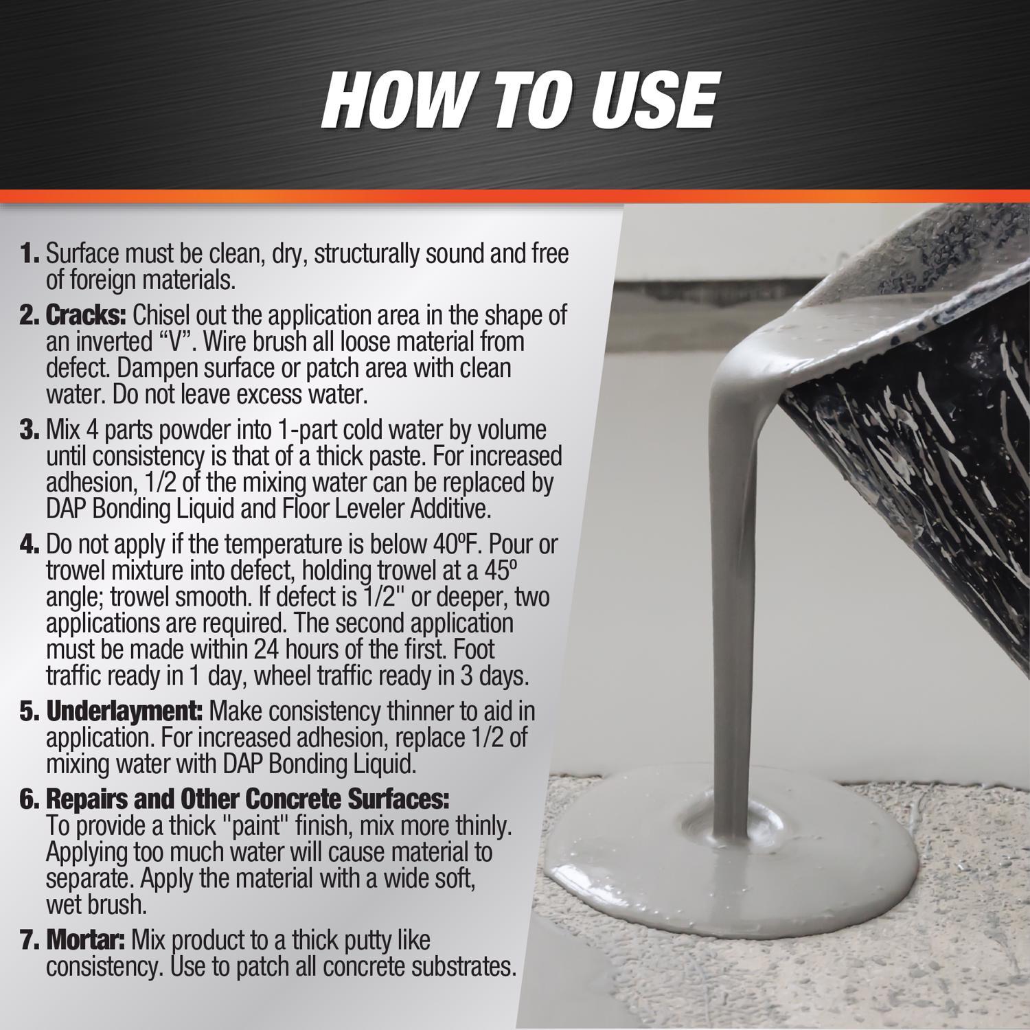 DAP Dry Mix Concrete Resurfacer 5 lb Gray