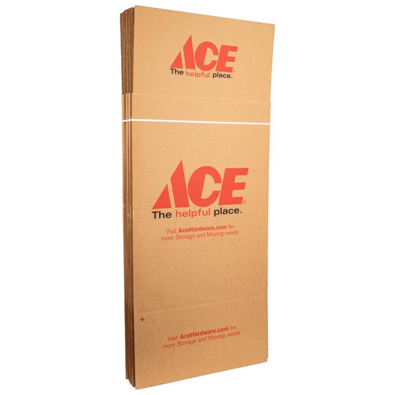 Ace 24 in. H X 18 in. W X 18 in. L Cardboard Corrgugated Box 1 pk