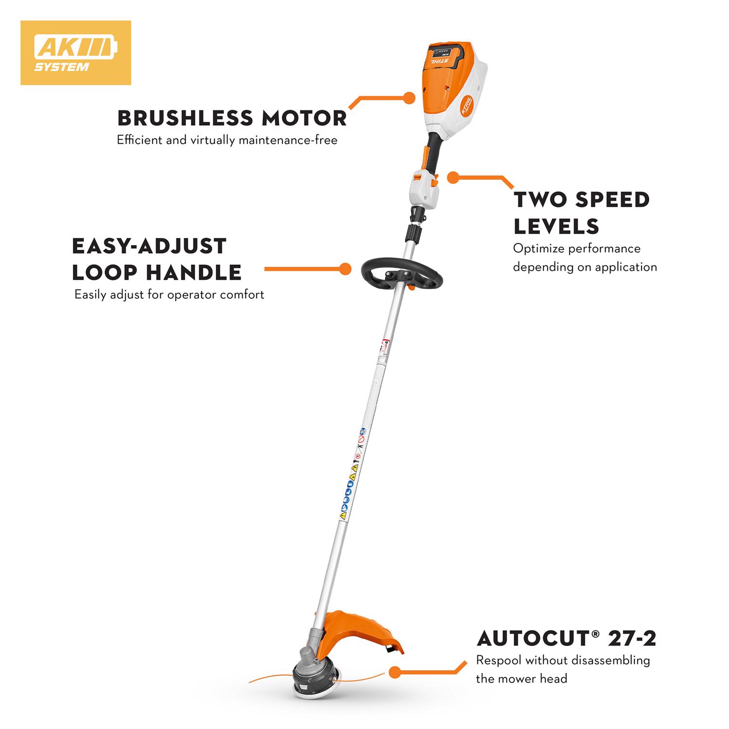 STIHL FSA 80 R 14.96 in. 36 V Battery Trimmer Kit (Battery & Charger)