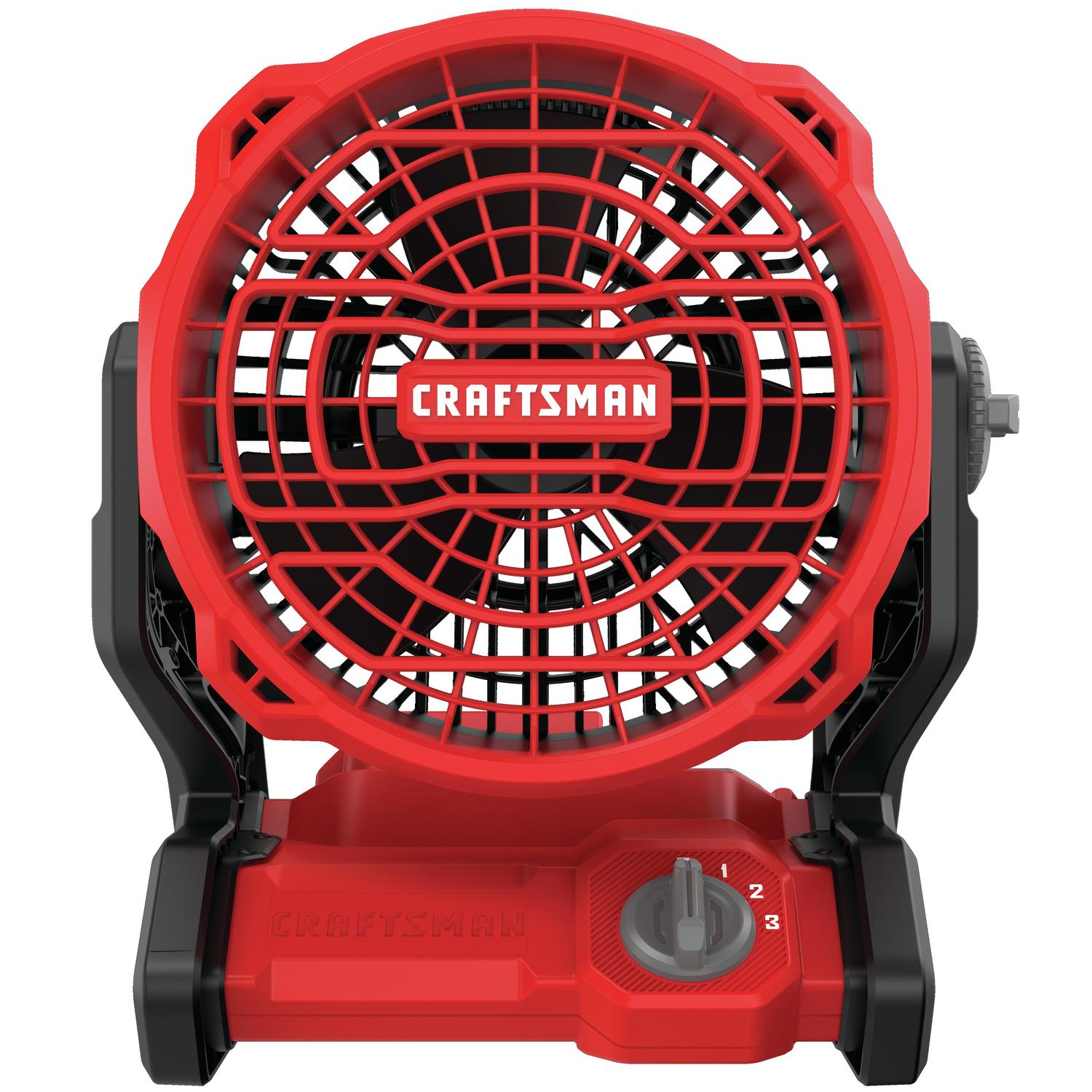 Craftsman V20 3 speed 14 in. Jobsite Cordless Fan