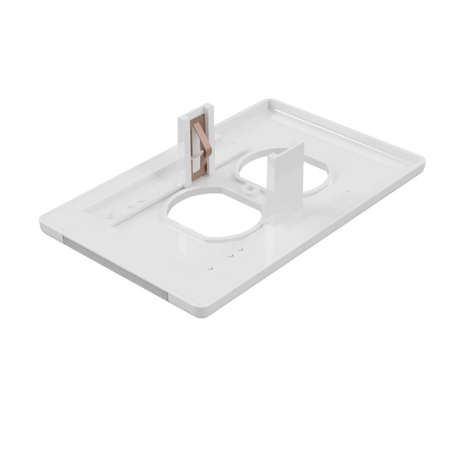 Westek LumiCover White 1 gang Plastic Duplex Nightlight Wall Plate 1 pk