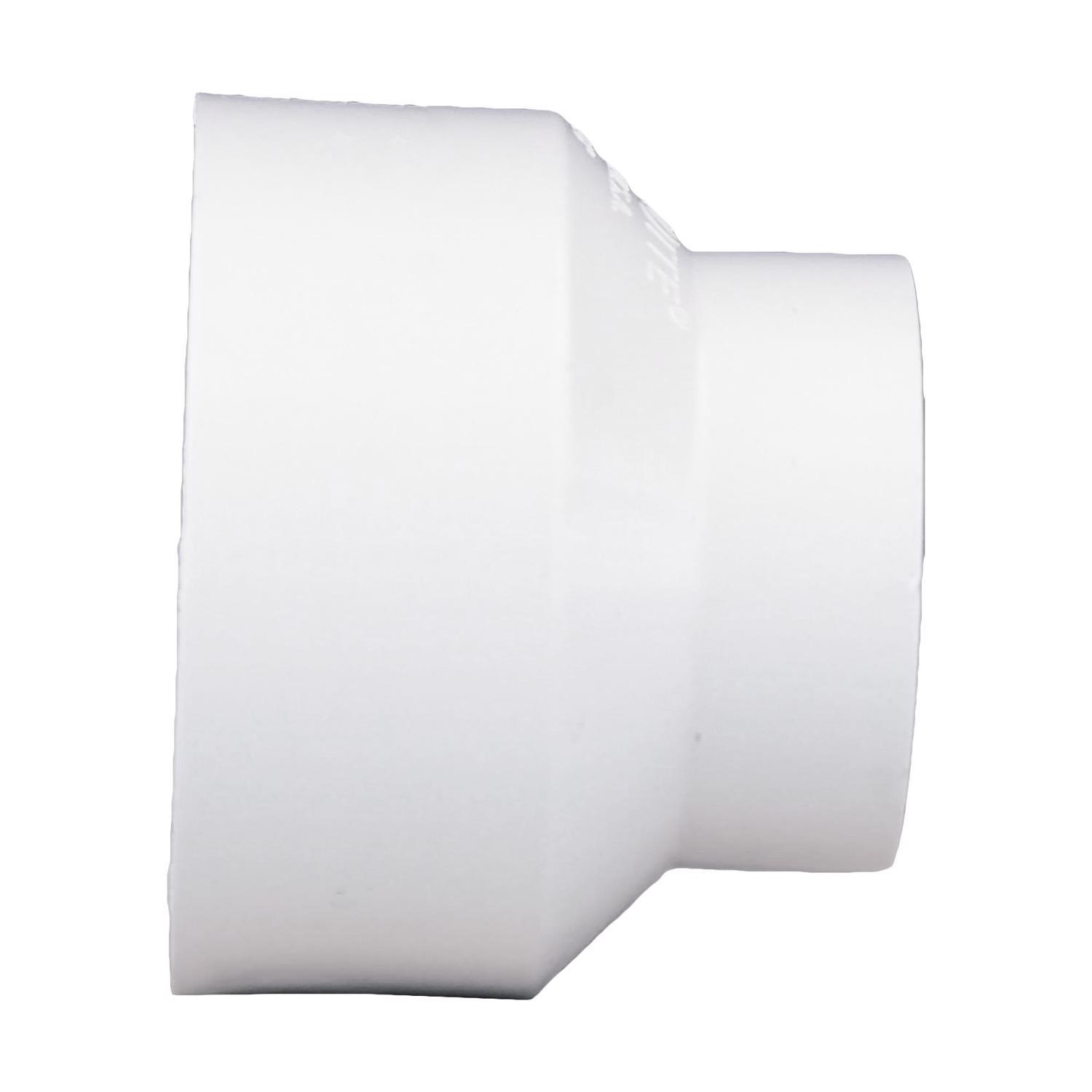 Charlotte Pipe Schedule 40 2 in. Hub X 3 in. D Hub PVC Reducing Coupling 1 pk