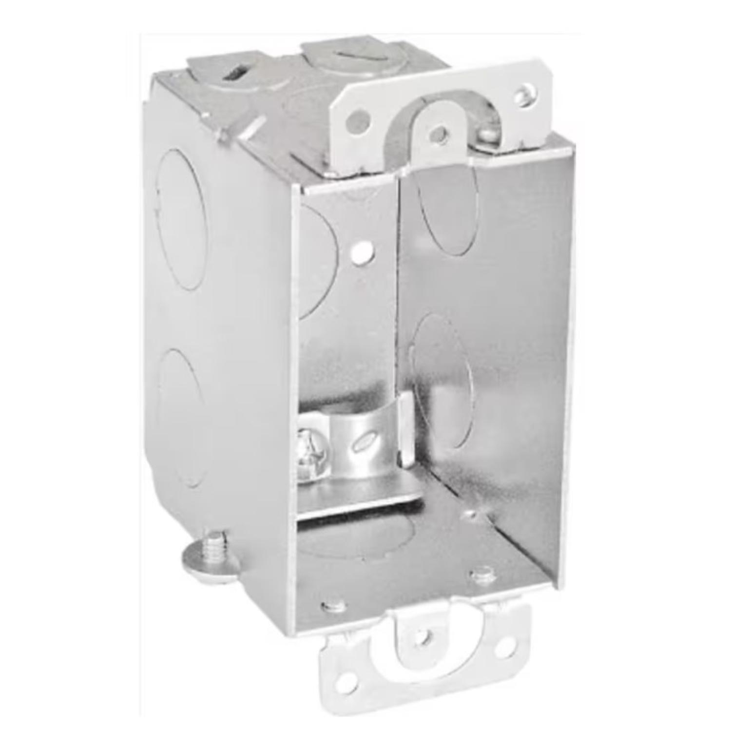 Southwire Old Work Rectangle Steel 1 gang Switch Box