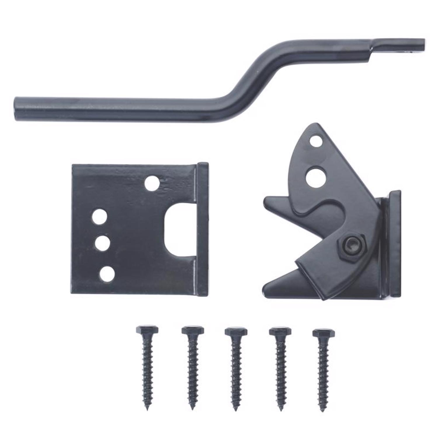 Ace 10.52 in. H X 4.75 in. W X 1.63 in. L Gloss Zinc Heavy Duty Adjustable Gate Latch