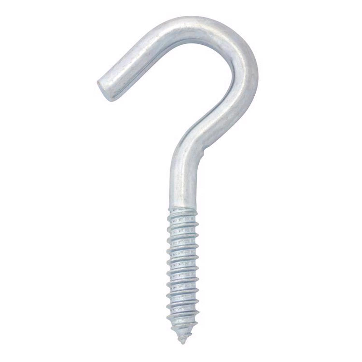 Hampton Small Zinc-Plated Silver Steel 4.25 in. L Clothesline Hook 300 lb 1 pk