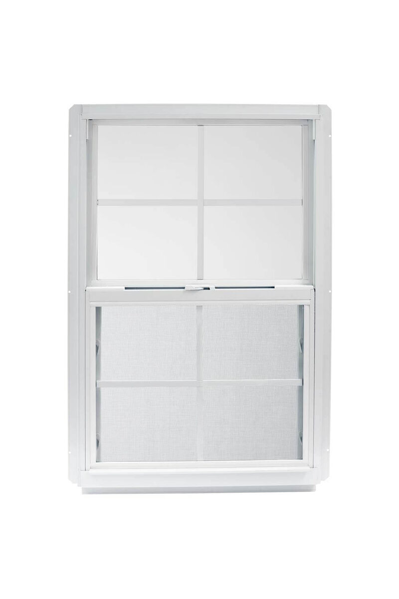 2' x 6' White Aluminum Insulated Window (6/4 Window Pane Arrangement) Series 96