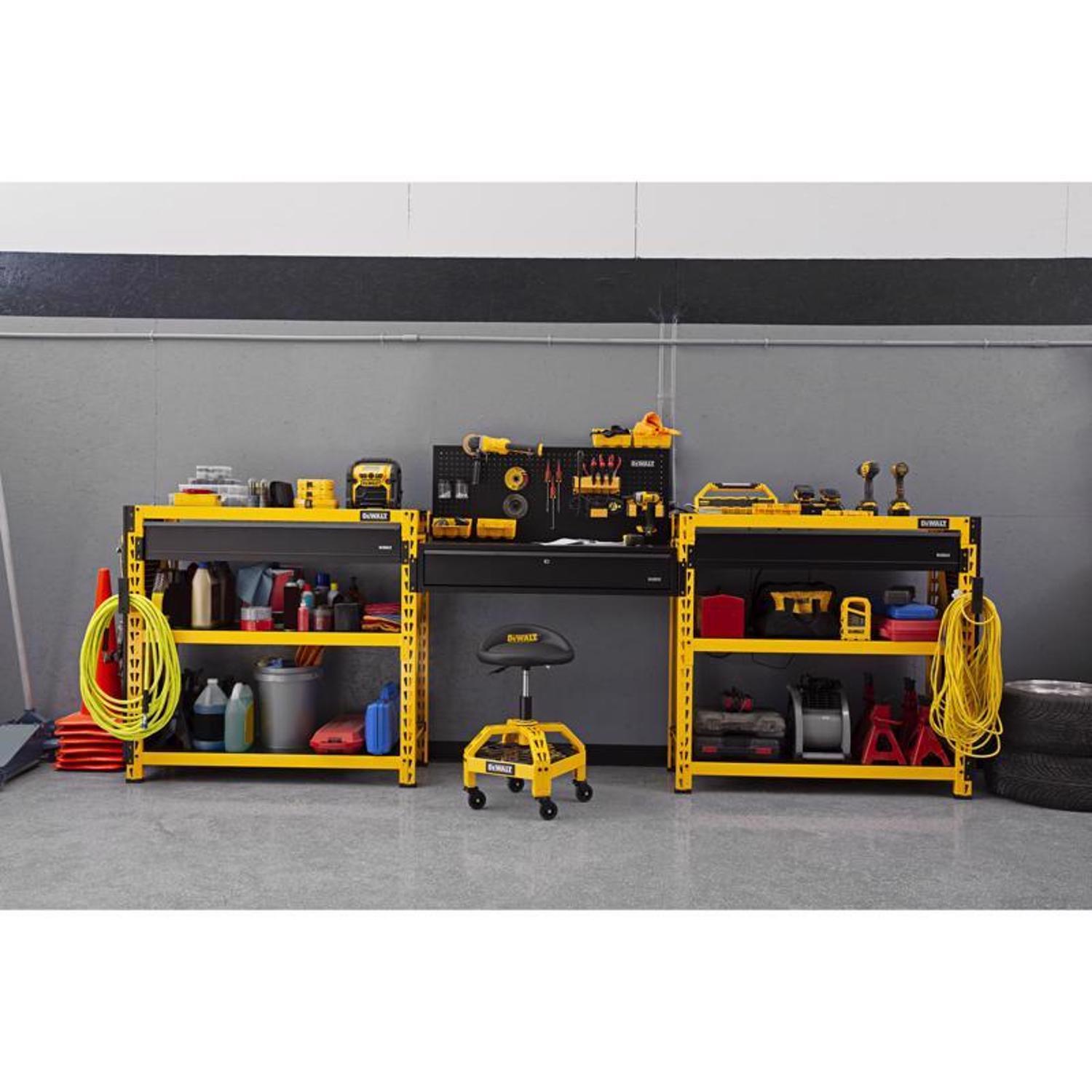 DeWalt 48 in. H X 50 in. W X 18 in. D Yellow Steel Storage Rack