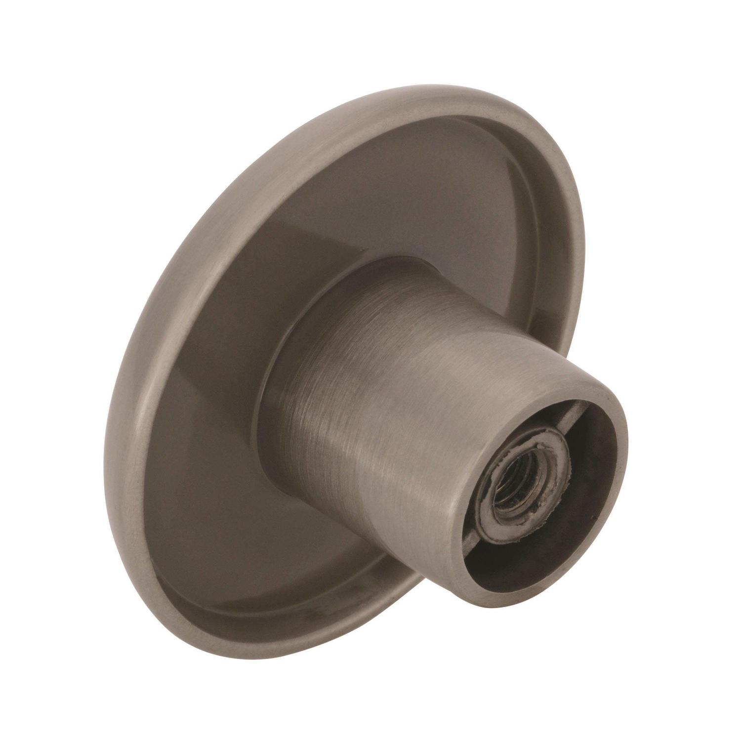 Amerock Allison Round Cabinet Knob 1-1/2 in. D 3/4 in. Satin Nickel 10 pk