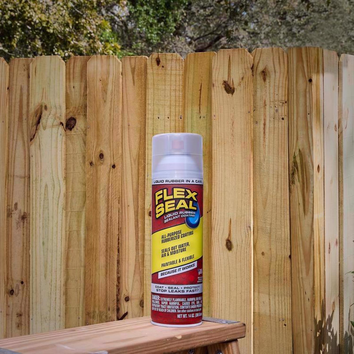Flex Seal Family of Products Flex Seal Clear Rubber Spray Sealant 14 oz