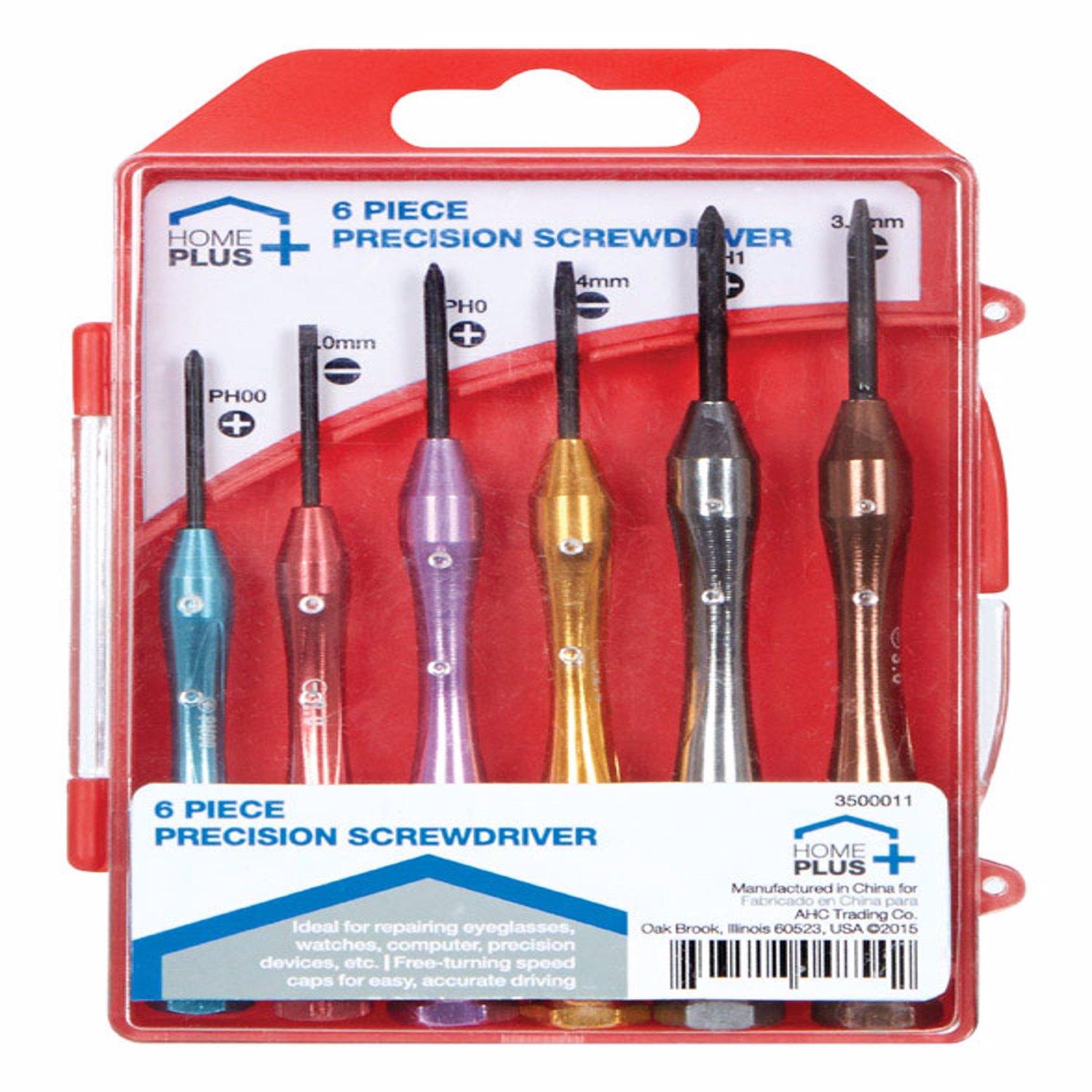 Home Plus Assorted Precision Driver Set 6 Piece