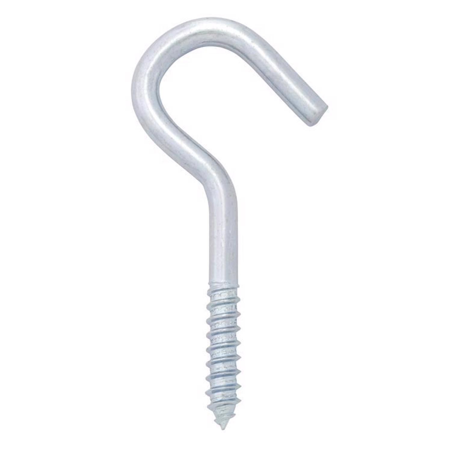 Hampton Small Zinc-Plated Silver Steel 4.1875 in. L Clothesline Hook 215 lb 1 pk